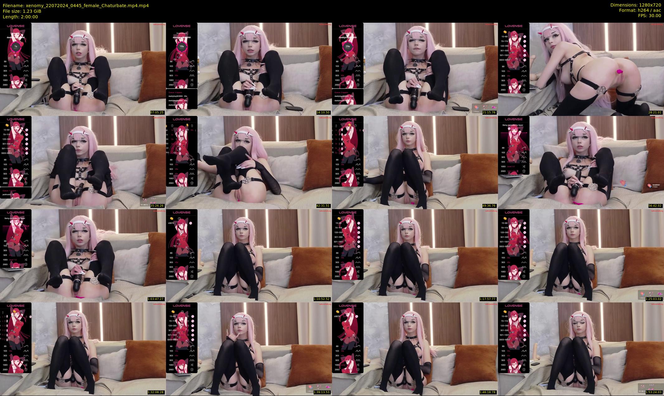xenomy — 120 minute Chaturbate female cam show recording, 720p, Jul 22, 2024