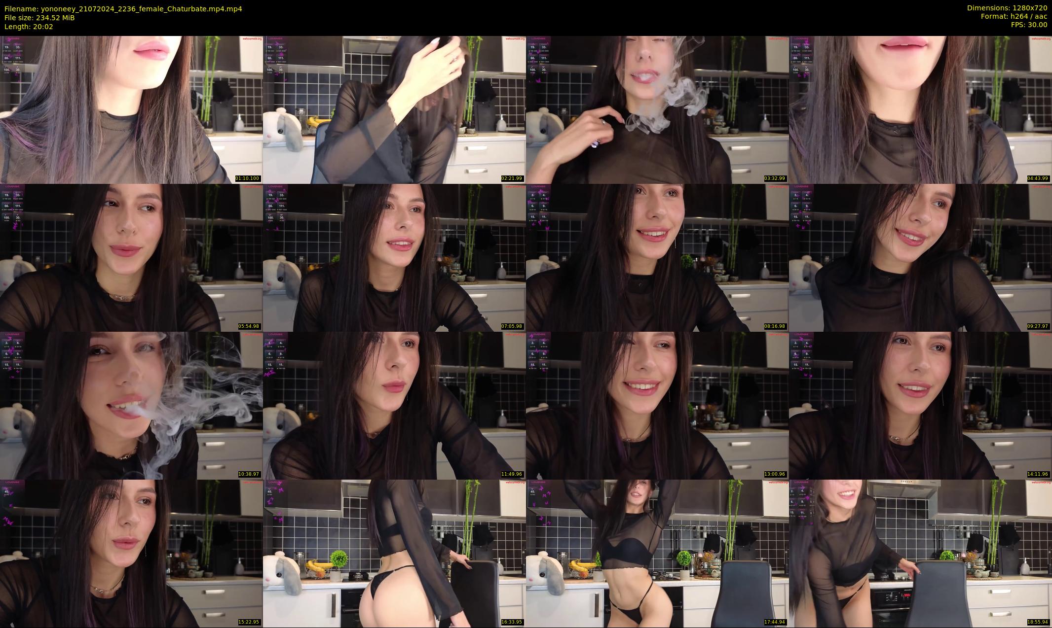 yononeey — 21 minute Chaturbate female cam show recording, 720p, Jul 21, 2024
