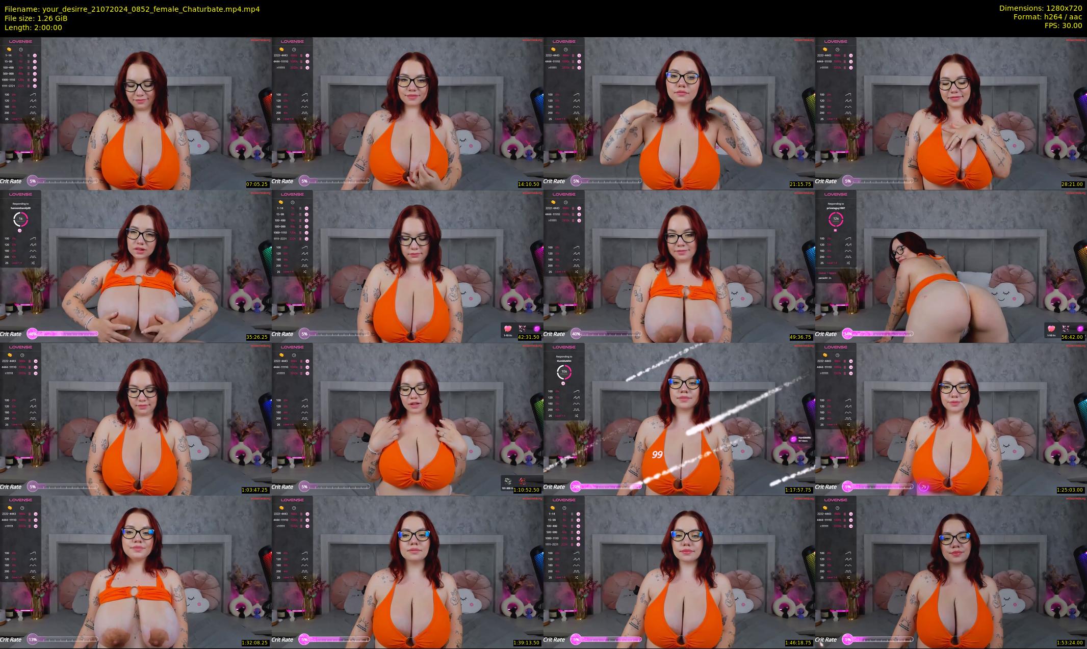 your_desirre — 120 minute Chaturbate female cam show recording, 720p, Jul 21, 2024