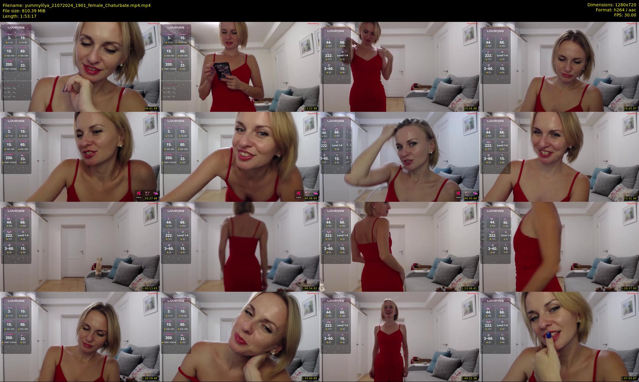 yummylilya — 114 minute Chaturbate female cam show recording, 720p, Jul 21, 2024