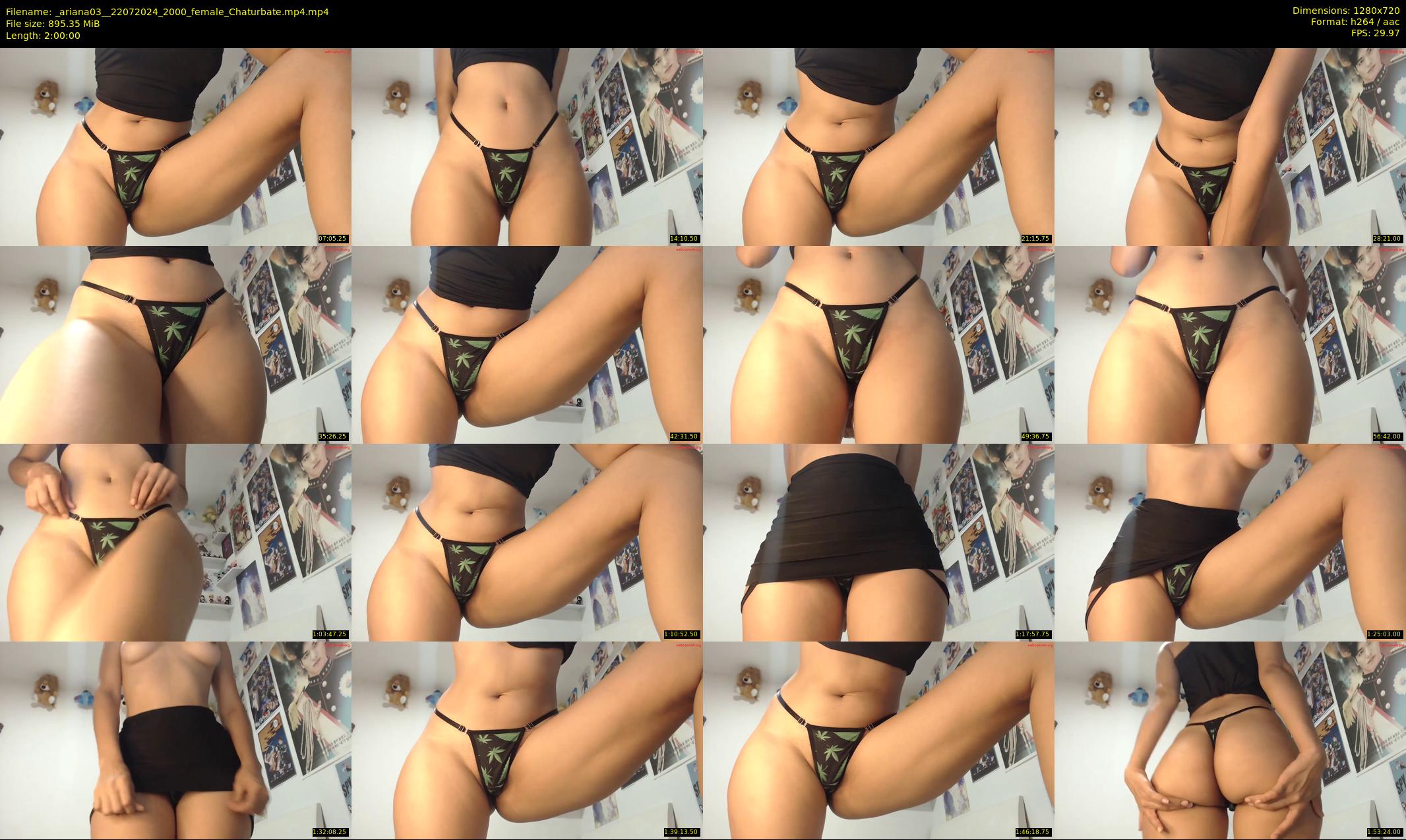 _ariana03_ — 120 minute Chaturbate female cam show recording, 720p, Jul 22, 2024