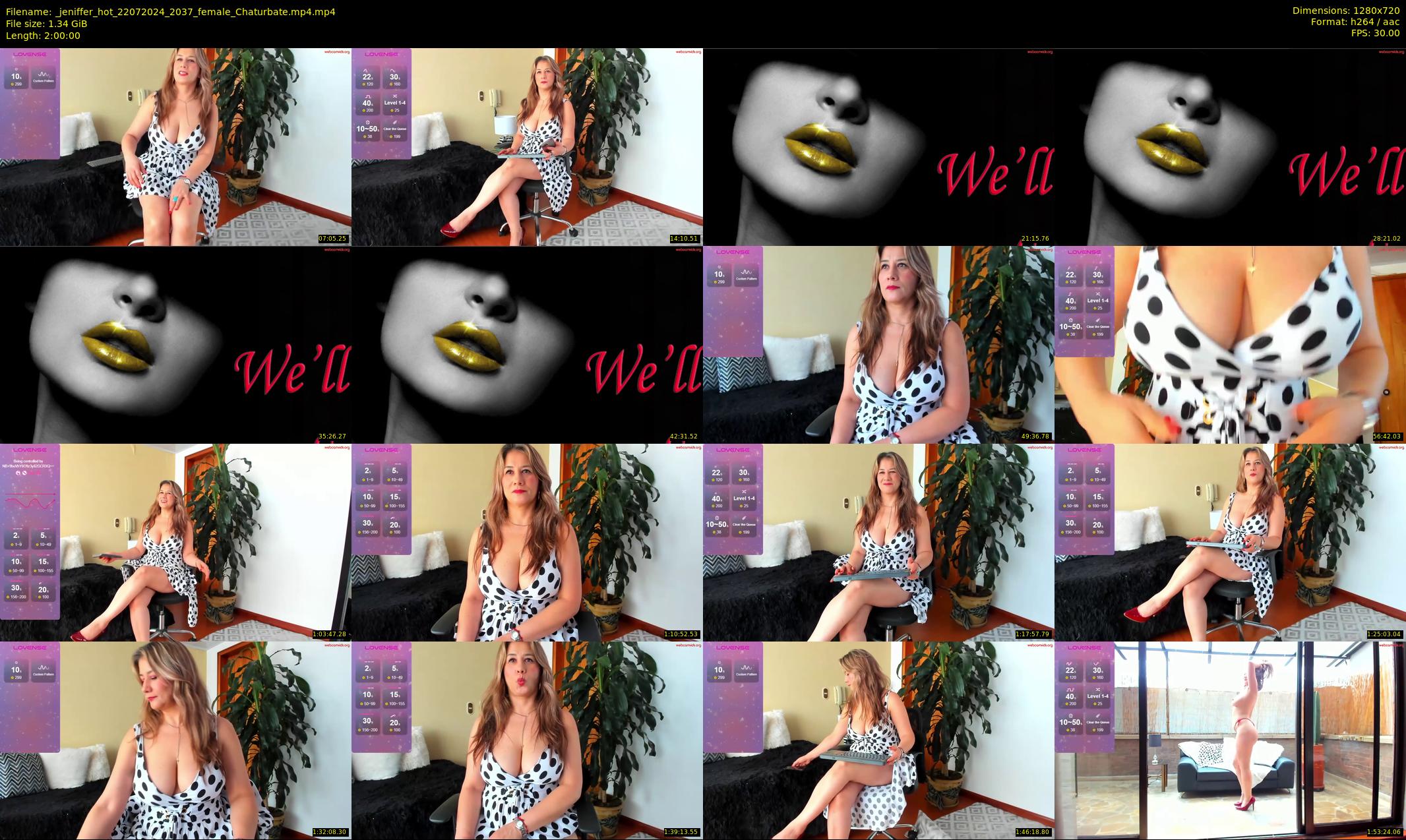 _jeniffer_hot — 120 minute Chaturbate female cam show recording, 720p, Jul 22, 2024