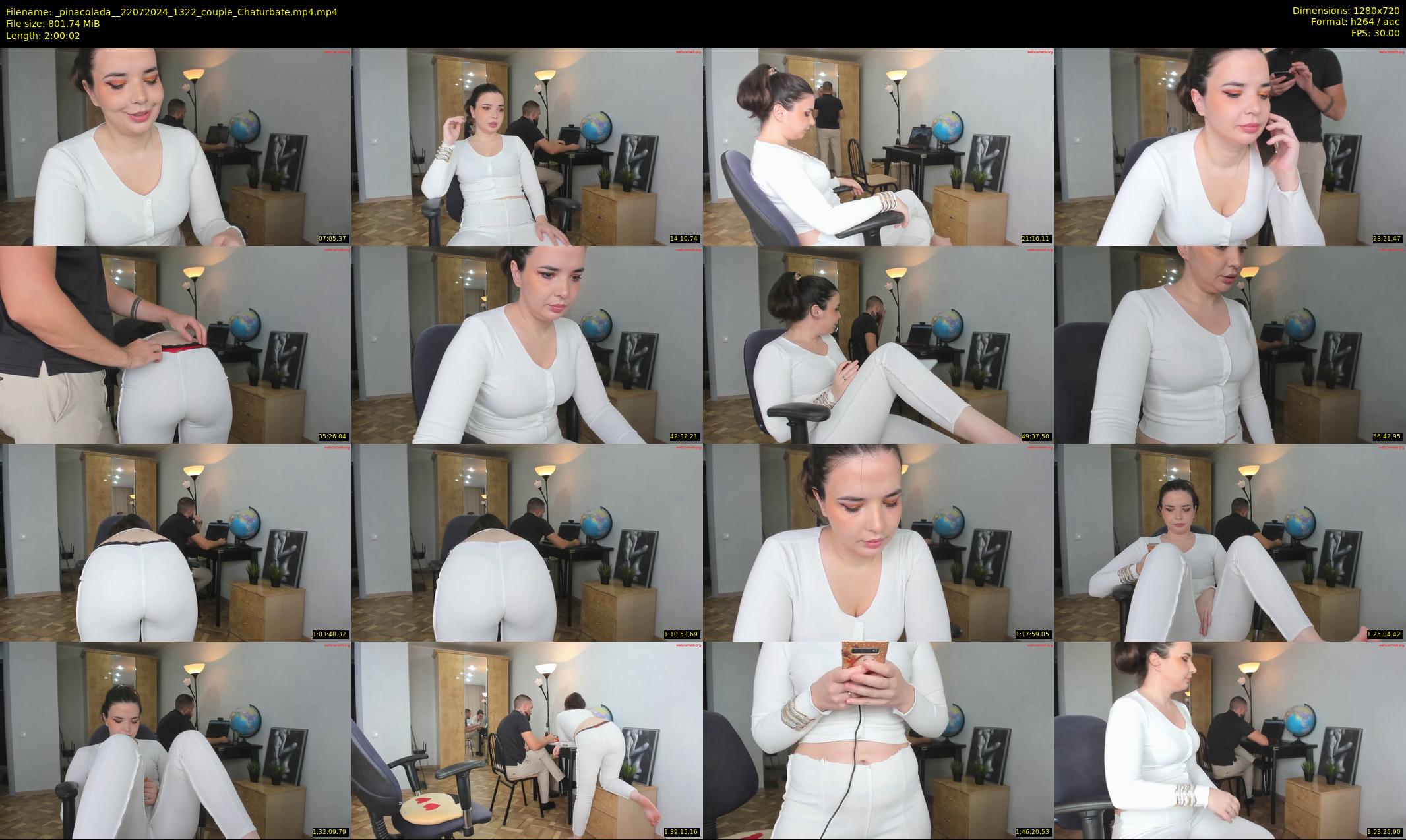 _pinacolada_ — 121 minute Chaturbate couple cam show recording, 720p, Jul 22, 2024