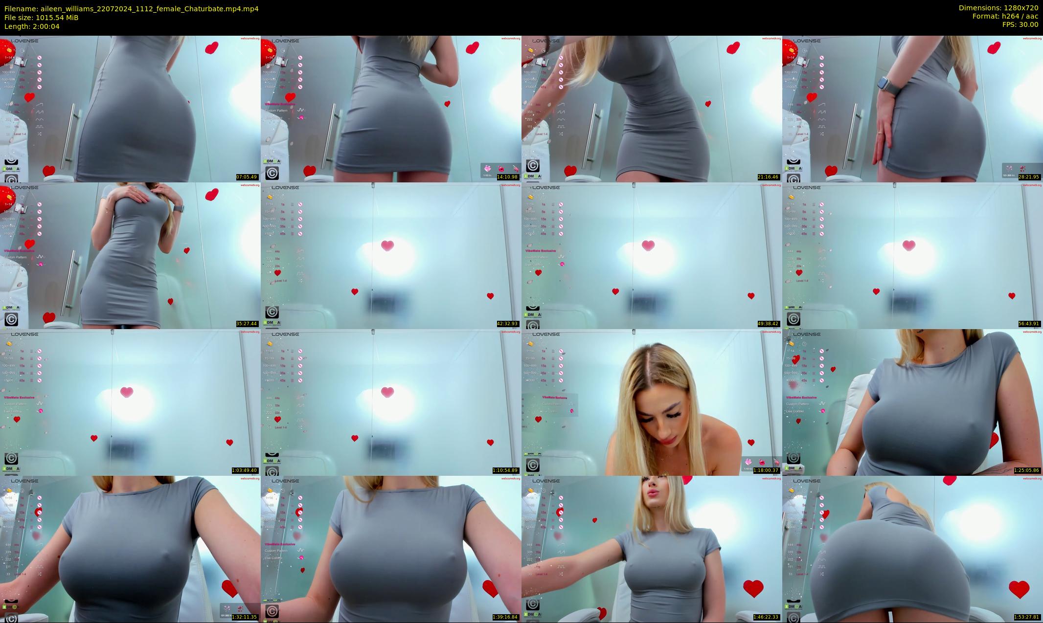 aileen_williams — 121 minute Chaturbate female cam show recording, 720p, Jul 22, 2024