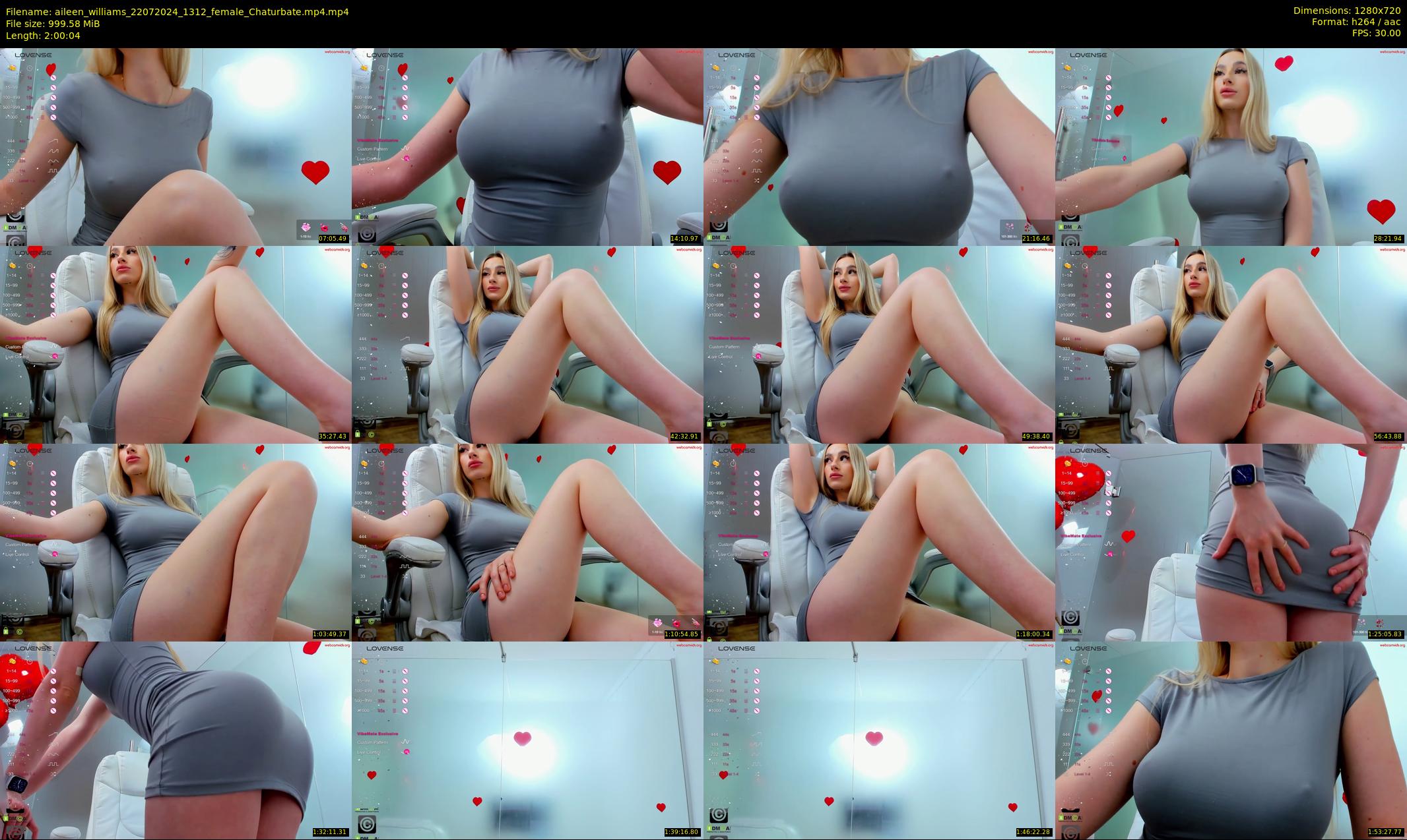 aileen_williams — 121 minute Chaturbate female cam show recording, 720p, Jul 22, 2024