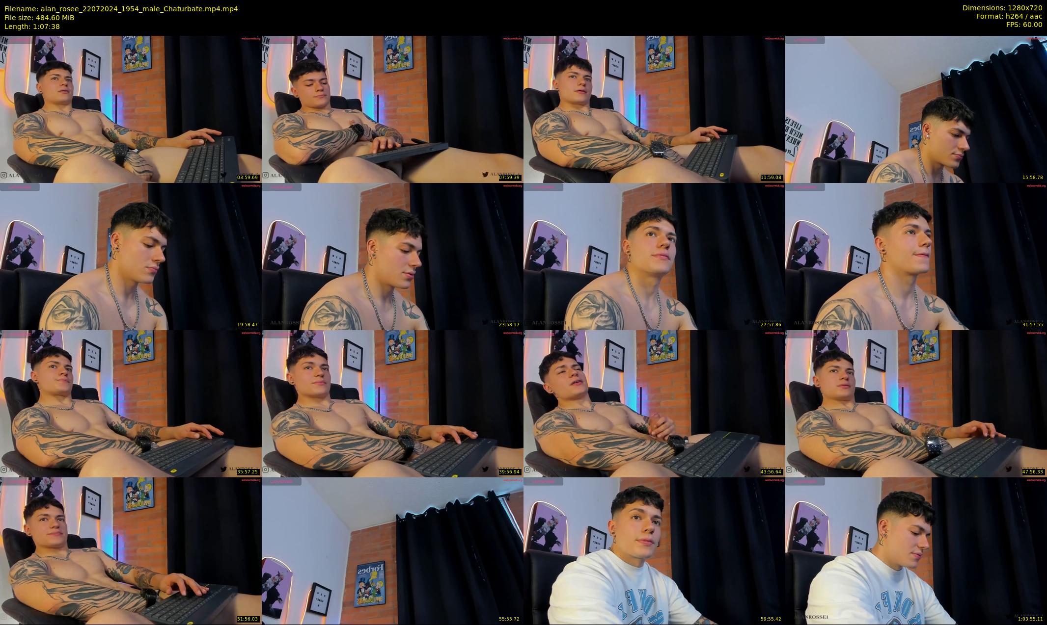 alan_rosee — 68 minute Chaturbate male cam show recording, 720p, Jul 22, 2024