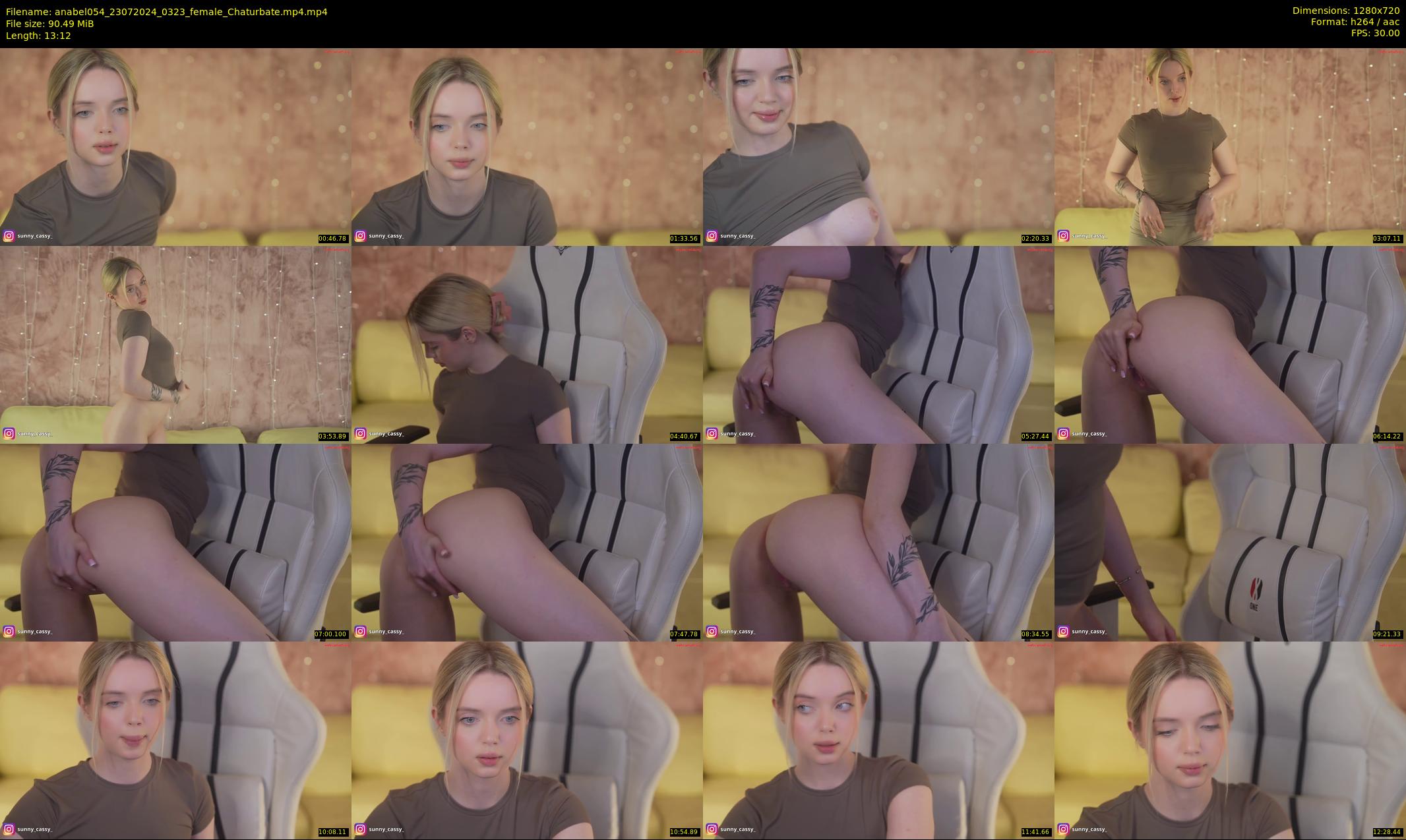 anabel054 — 14 minute Chaturbate female cam show recording, 720p, Jul 23, 2024