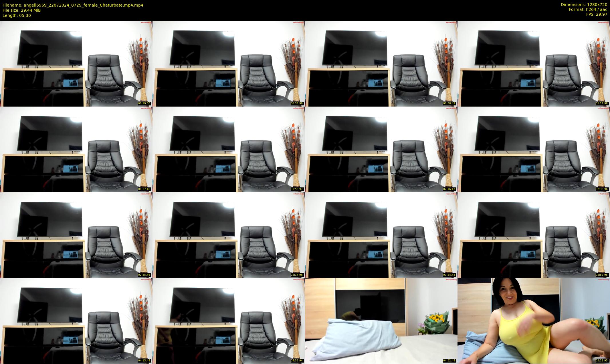 angell6969 — 6 minute Chaturbate female cam show recording, 720p, Jul 22, 2024