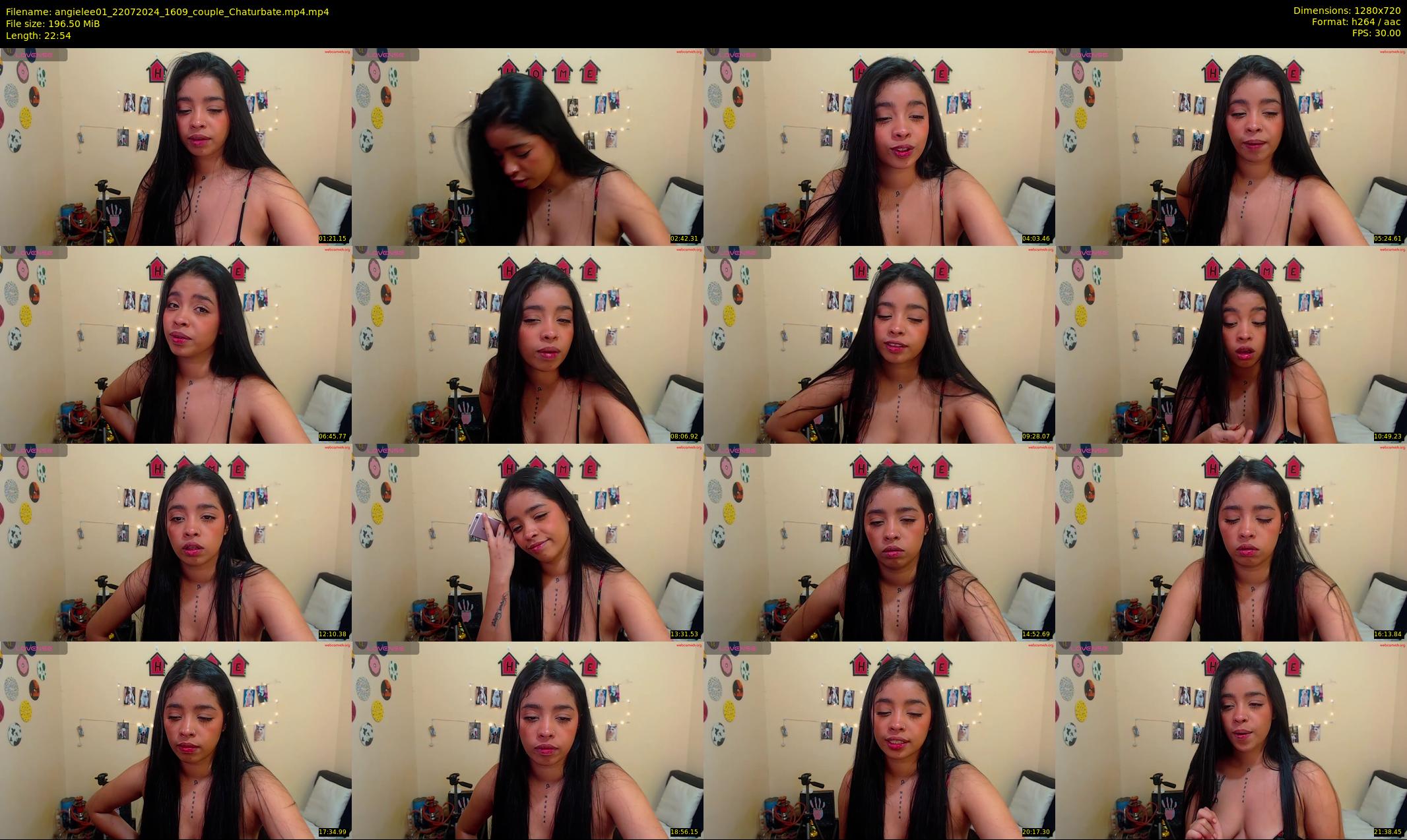 angielee01 — 23 minute Chaturbate couple cam show recording, 720p, Jul 22, 2024