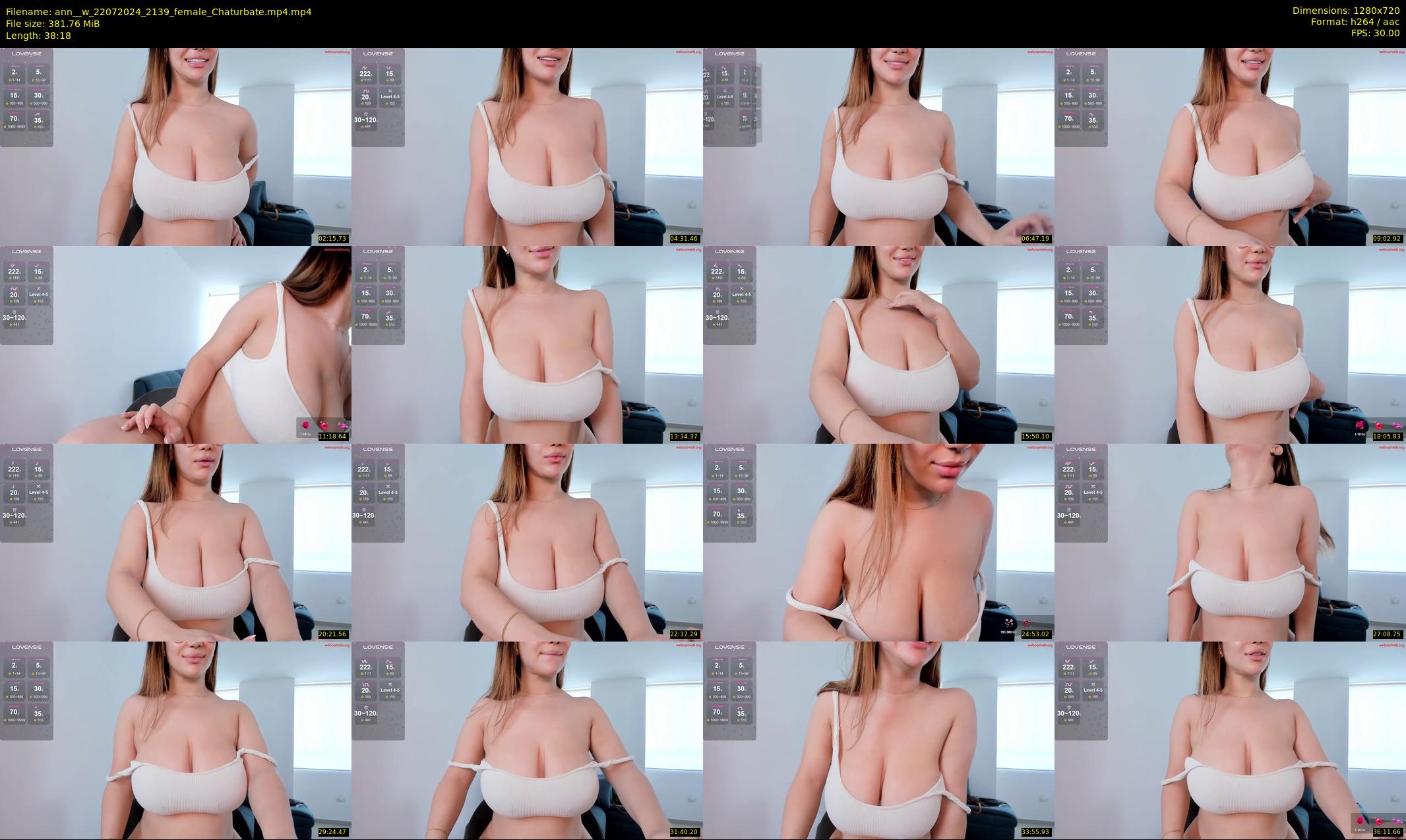 ann__w — 39 minute Chaturbate female cam show recording, 720p, Jul 22, 2024