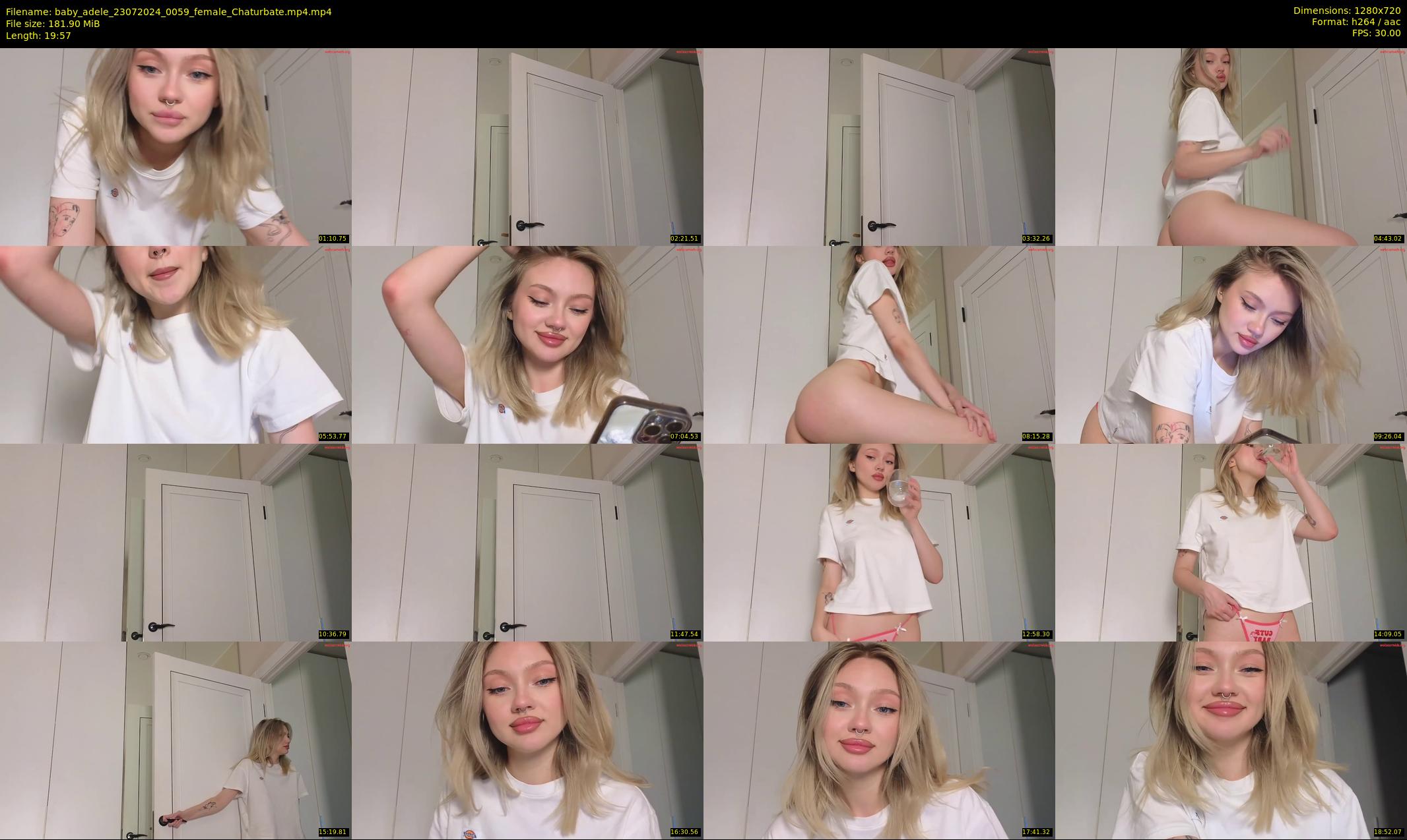 baby_adele — 20 minute Chaturbate female cam show recording, 720p, Jul 23, 2024