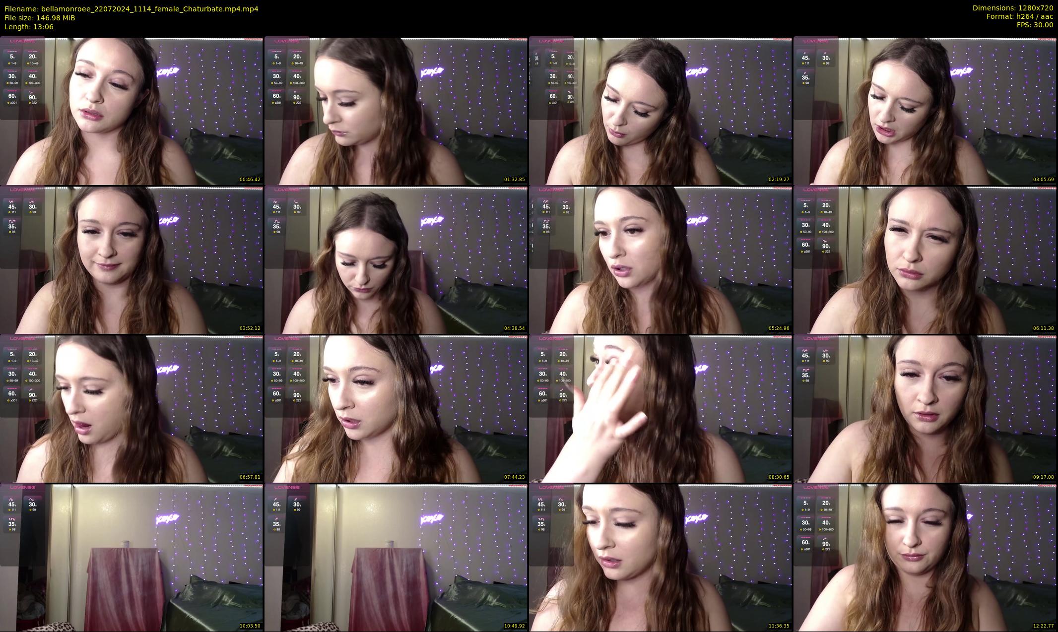 bellamonroee — 14 minute Chaturbate female cam show recording, 720p, Jul 22, 2024
