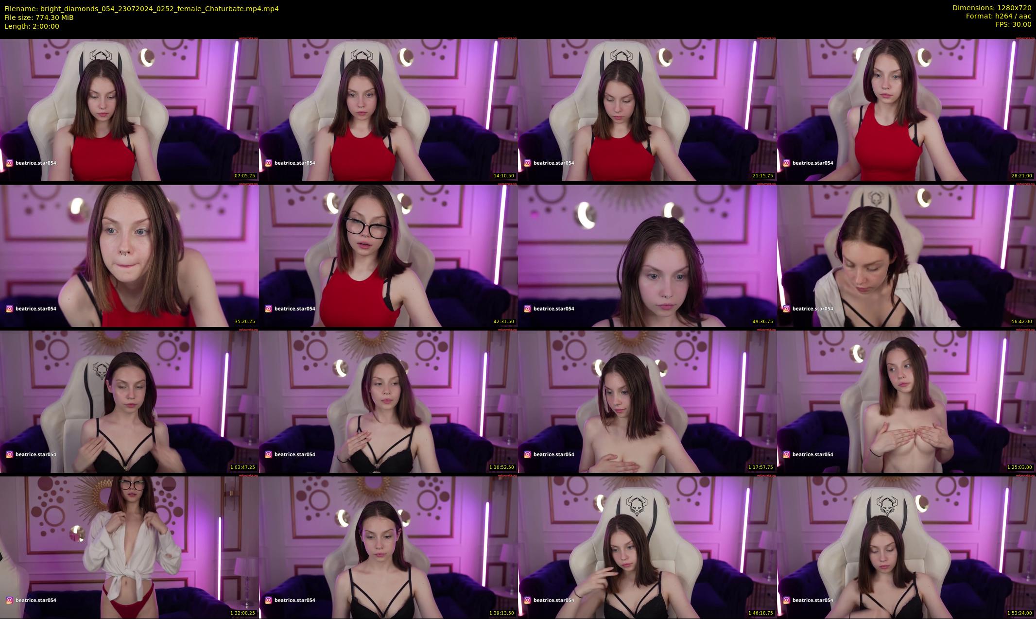bright_diamonds_054 — 120 minute Chaturbate couple cam show recording, 720p, Jul 23, 2024