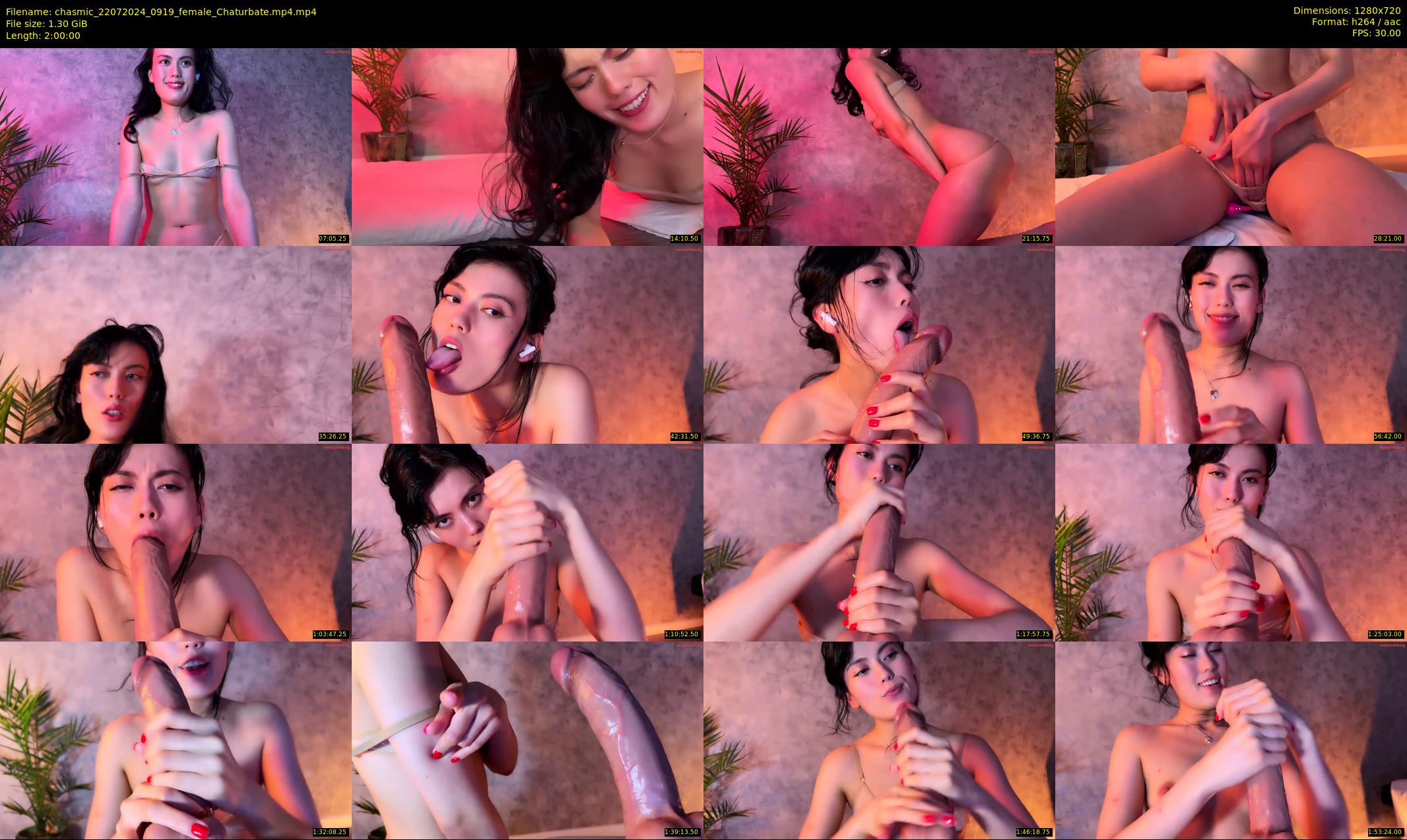 chasmic — 120 minute Chaturbate female cam show recording, 720p, Jul 22, 2024