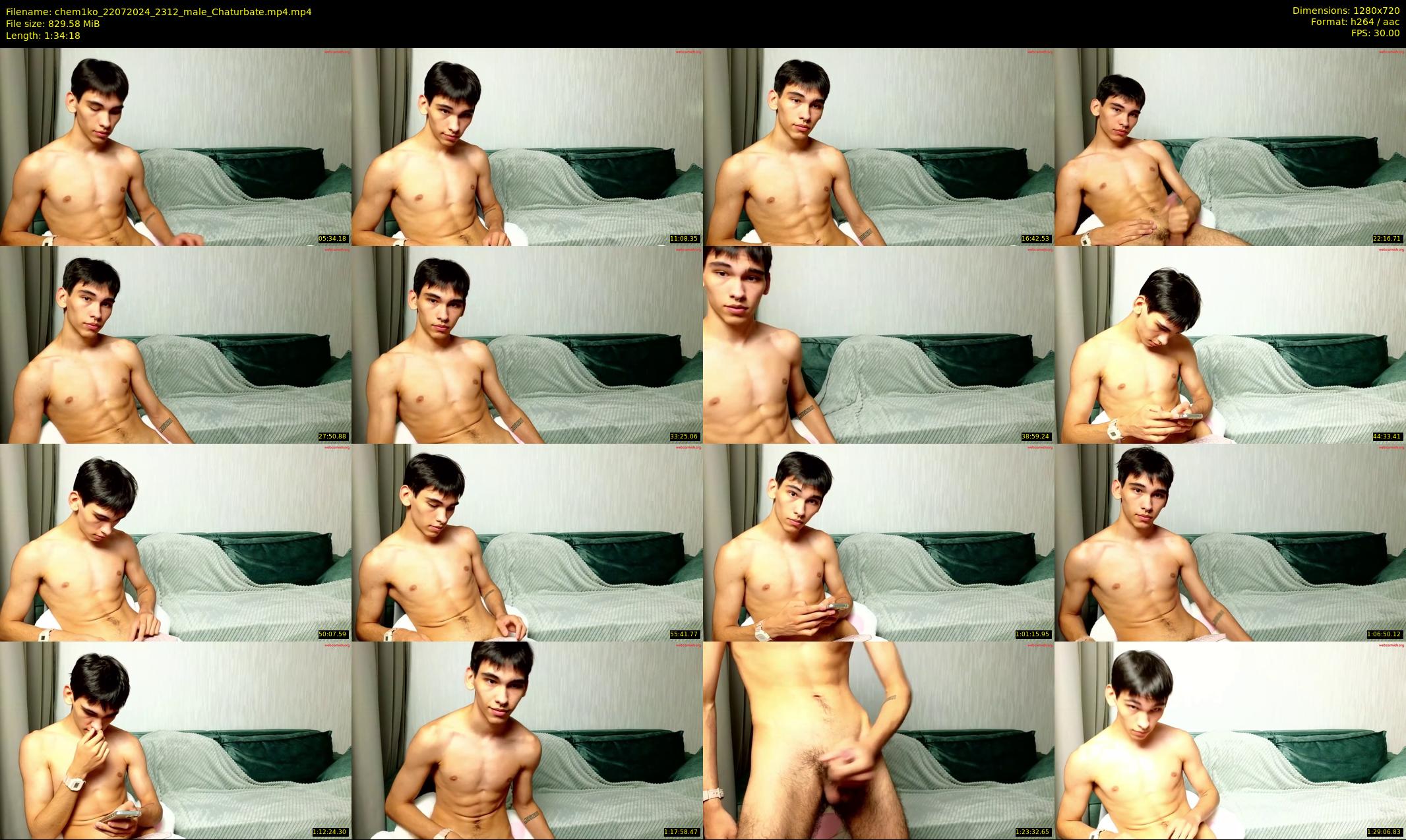 chem1ko — 95 minute Chaturbate male cam show recording, 720p, Jul 22, 2024