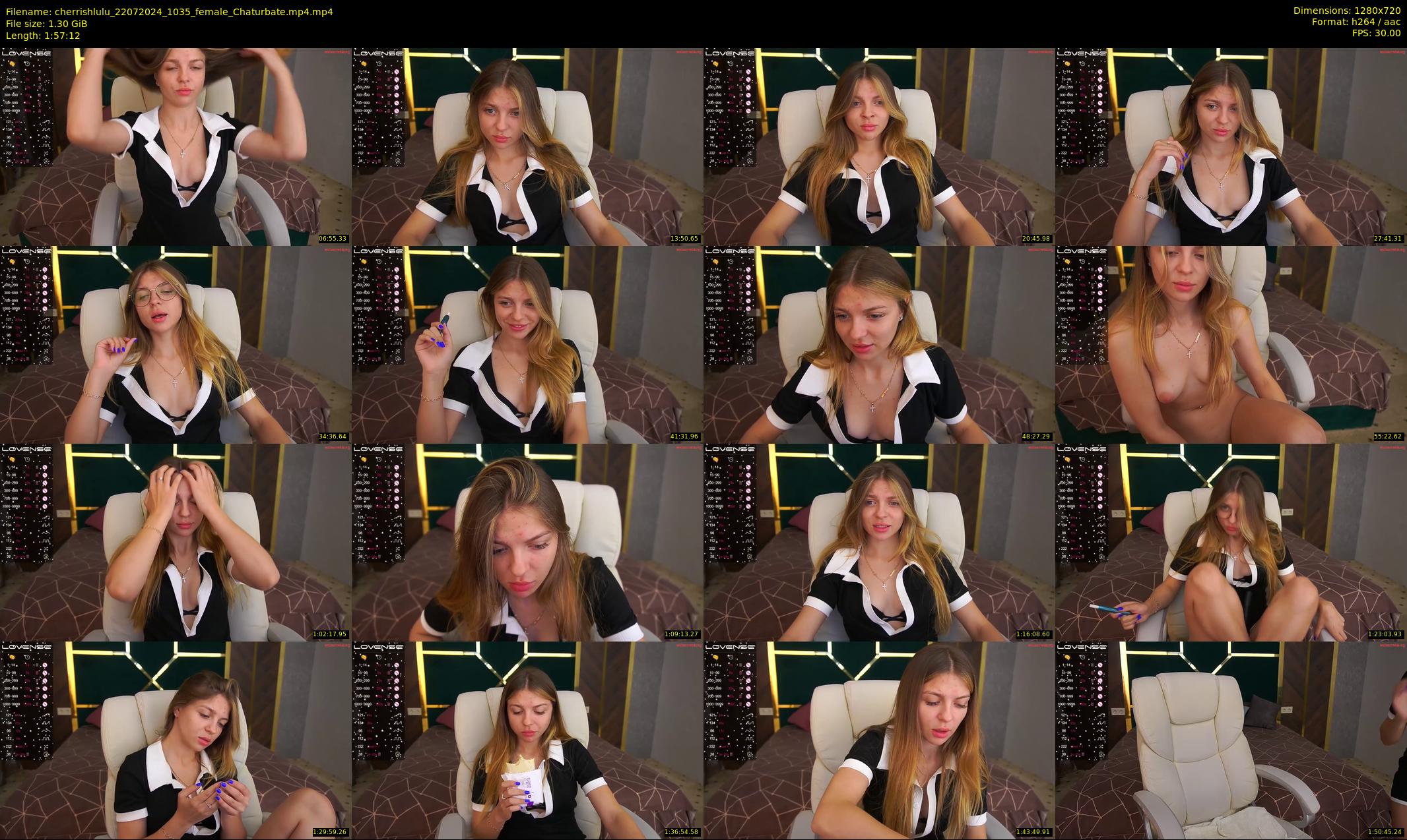 cherrishlulu — 118 minute Chaturbate female cam show recording, 720p, Jul 22, 2024