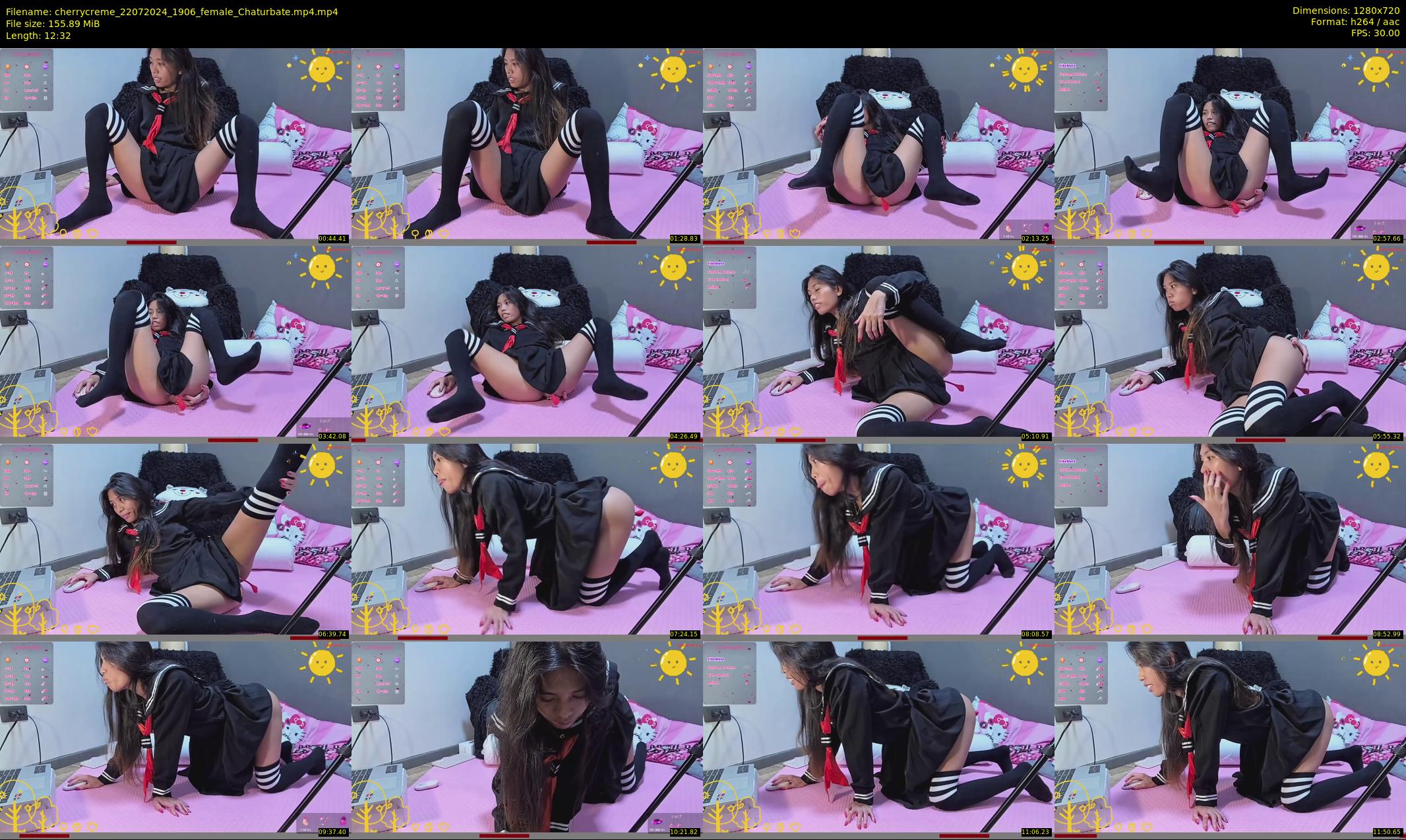 cherrycreme — 13 minute Chaturbate female cam show recording, 720p, Jul 22, 2024