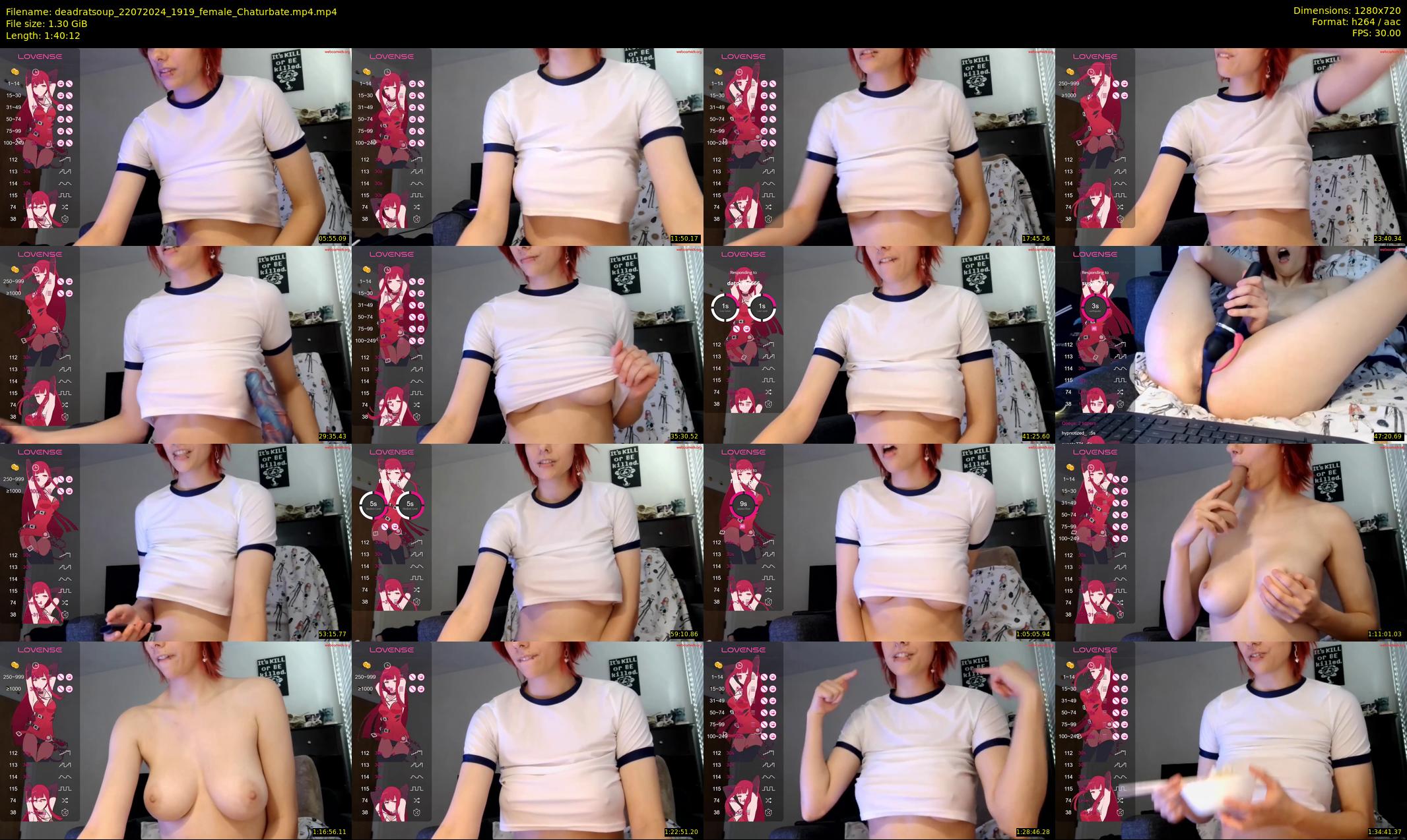 deadratsoup — 101 minute Chaturbate female cam show recording, 720p, Jul 22, 2024