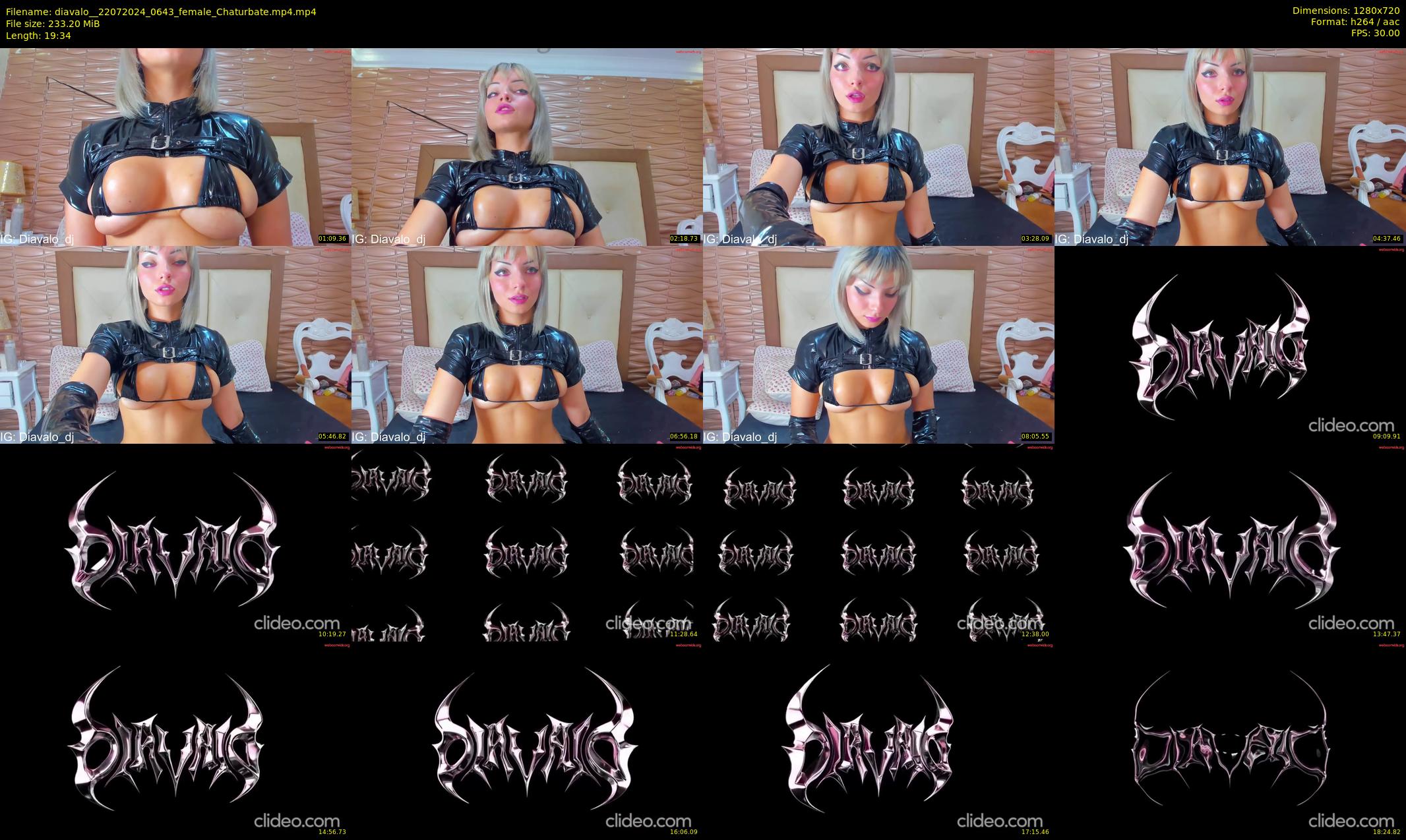 diavalo_ — 20 minute Chaturbate female cam show recording, 720p, Jul 22, 2024