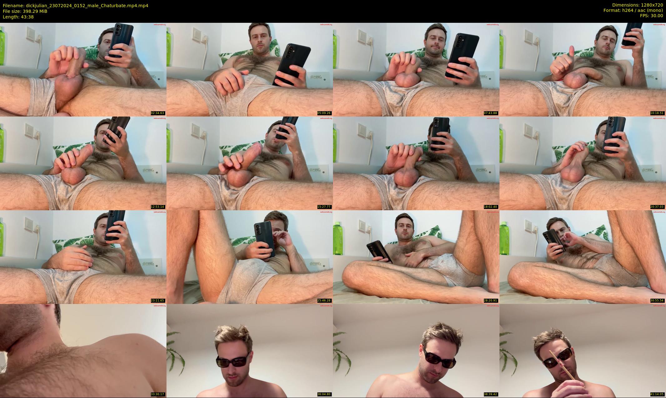 dickjulian — 44 minute Chaturbate male cam show recording, 720p, Jul 23, 2024