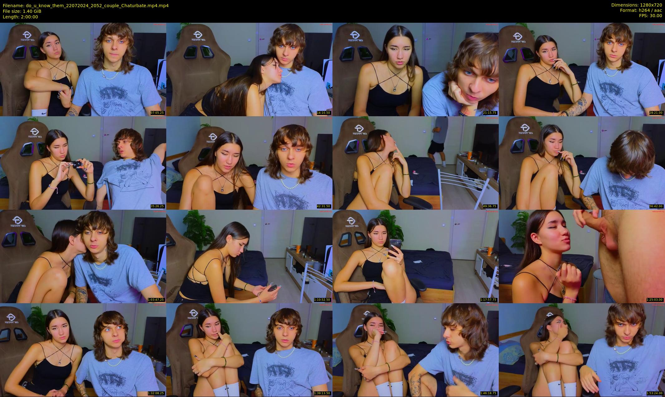 do_u_know_them — 120 minute Chaturbate couple cam show recording, 720p, Jul 22, 2024