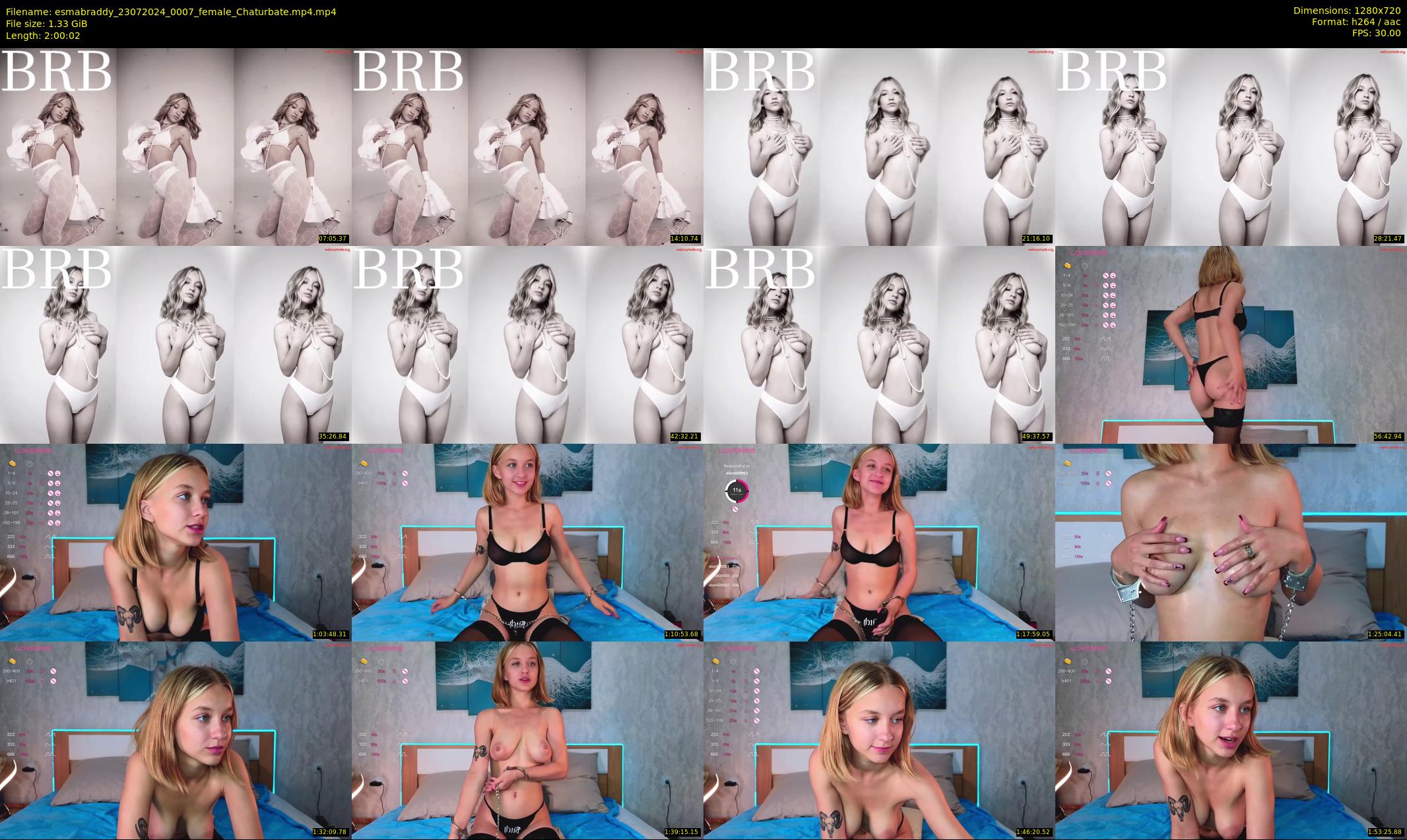 esmabraddy — 121 minute Chaturbate female cam show recording, 720p, Jul 23, 2024