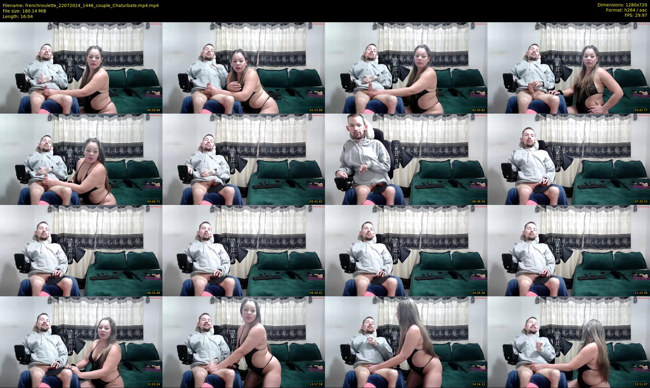 frenchroulette — 17 minute Chaturbate couple cam show recording, 720p, Jul 22, 2024