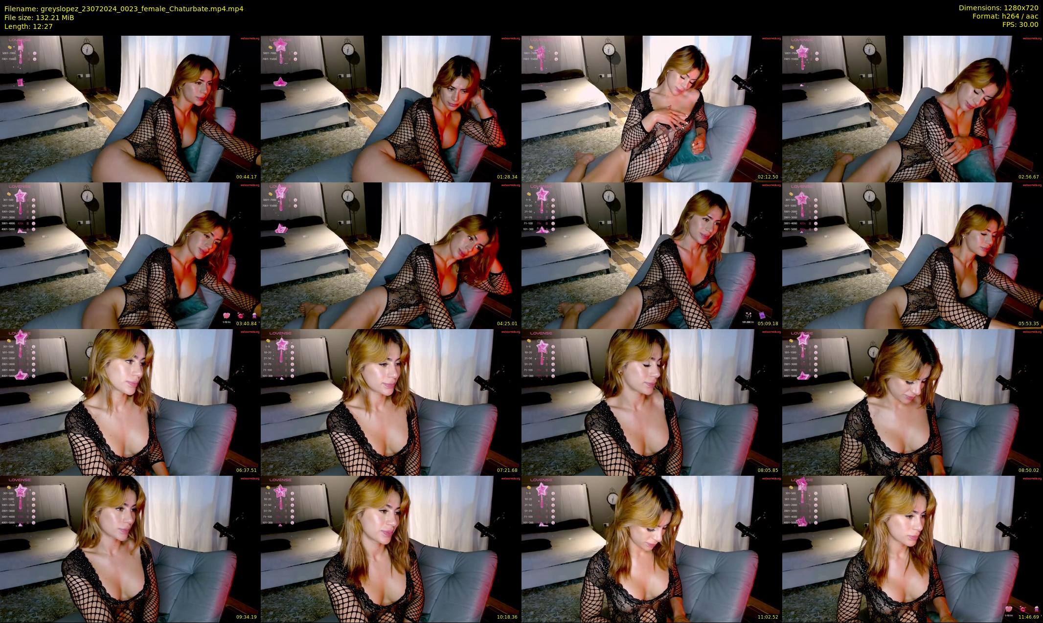 greyslopez — 13 minute Chaturbate female cam show recording, 720p, Jul 23, 2024