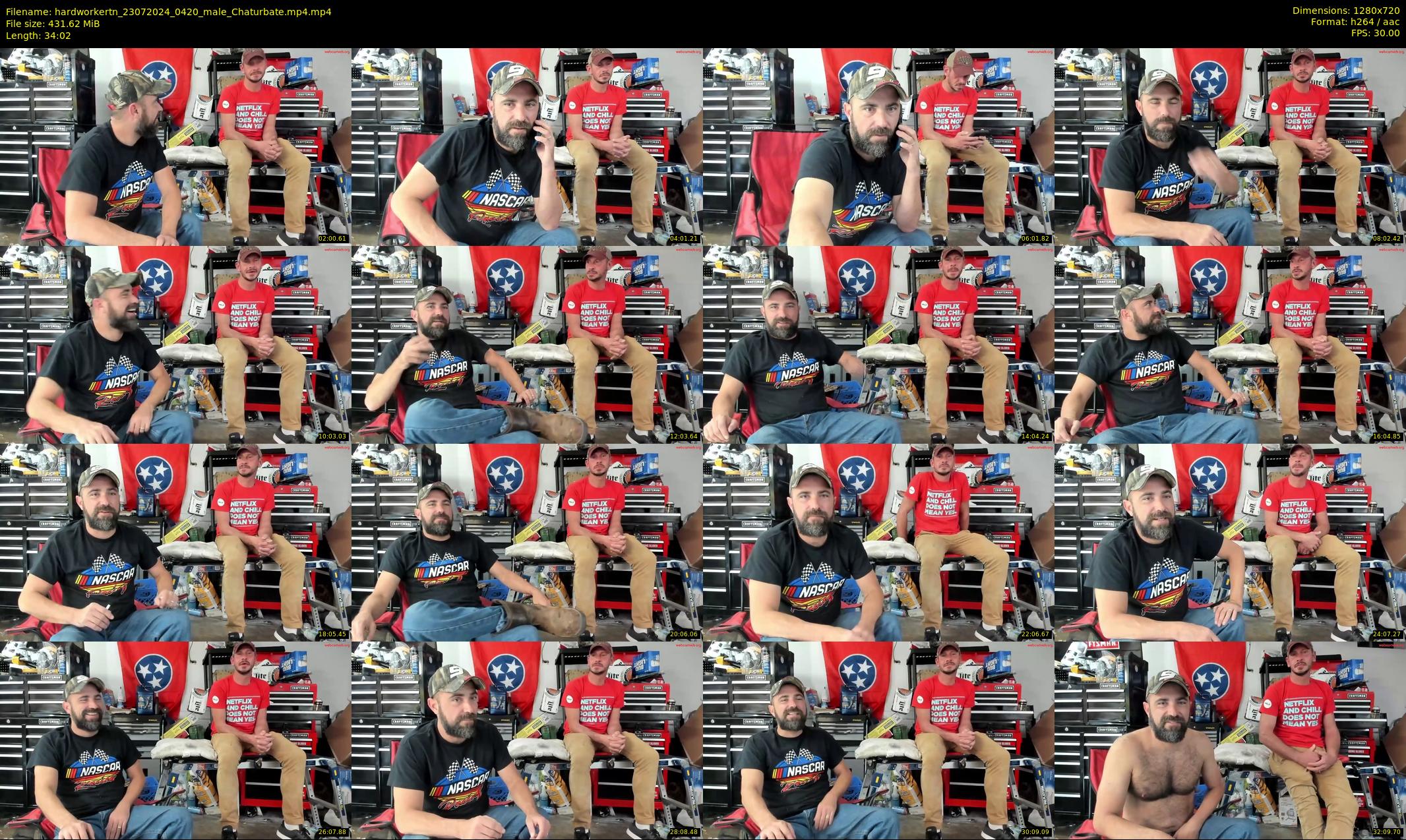 hardworkertn — 35 minute Chaturbate male cam show recording, 720p, Jul 23, 2024