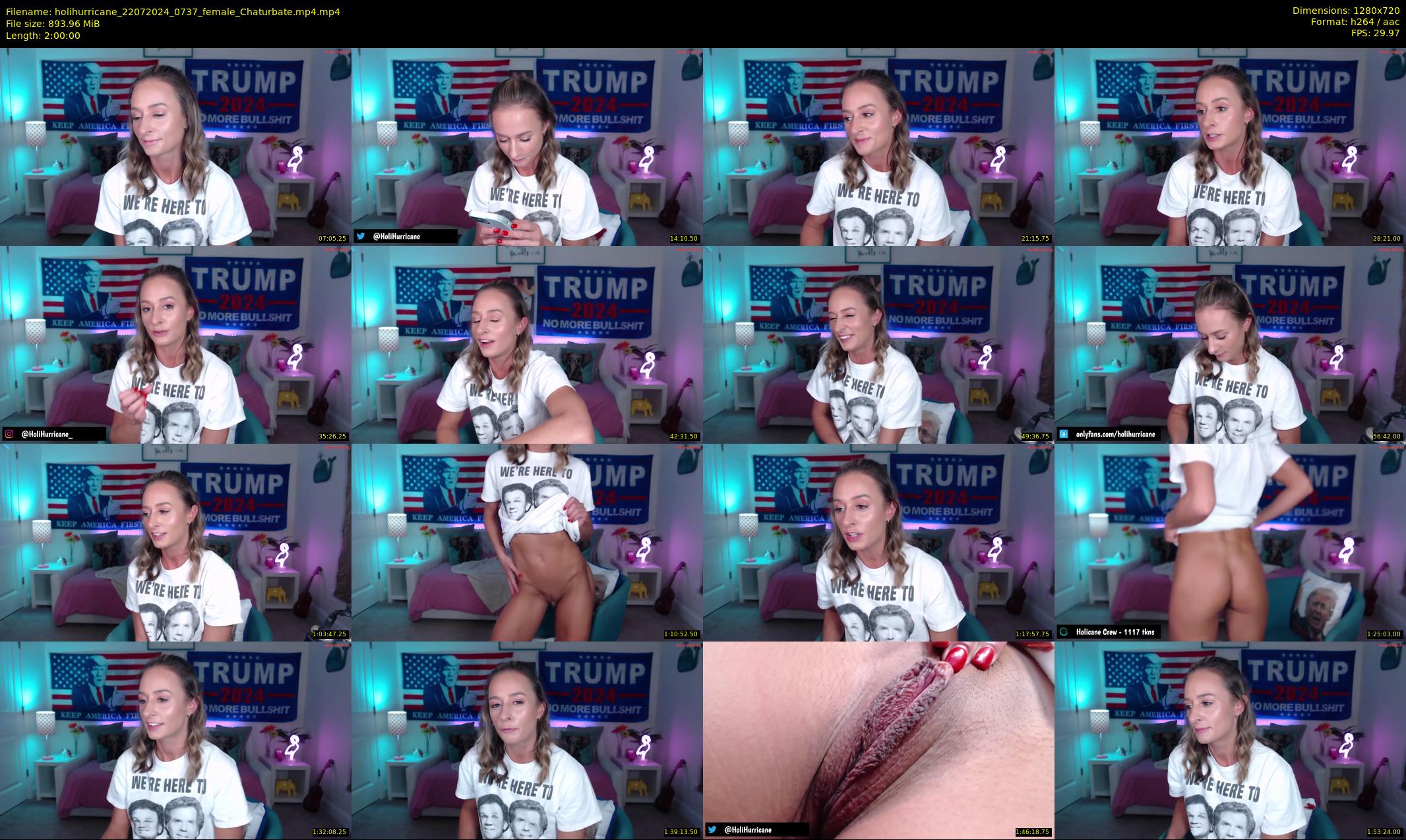 holihurricane — 120 minute Chaturbate female cam show recording, 720p, Jul 22, 2024