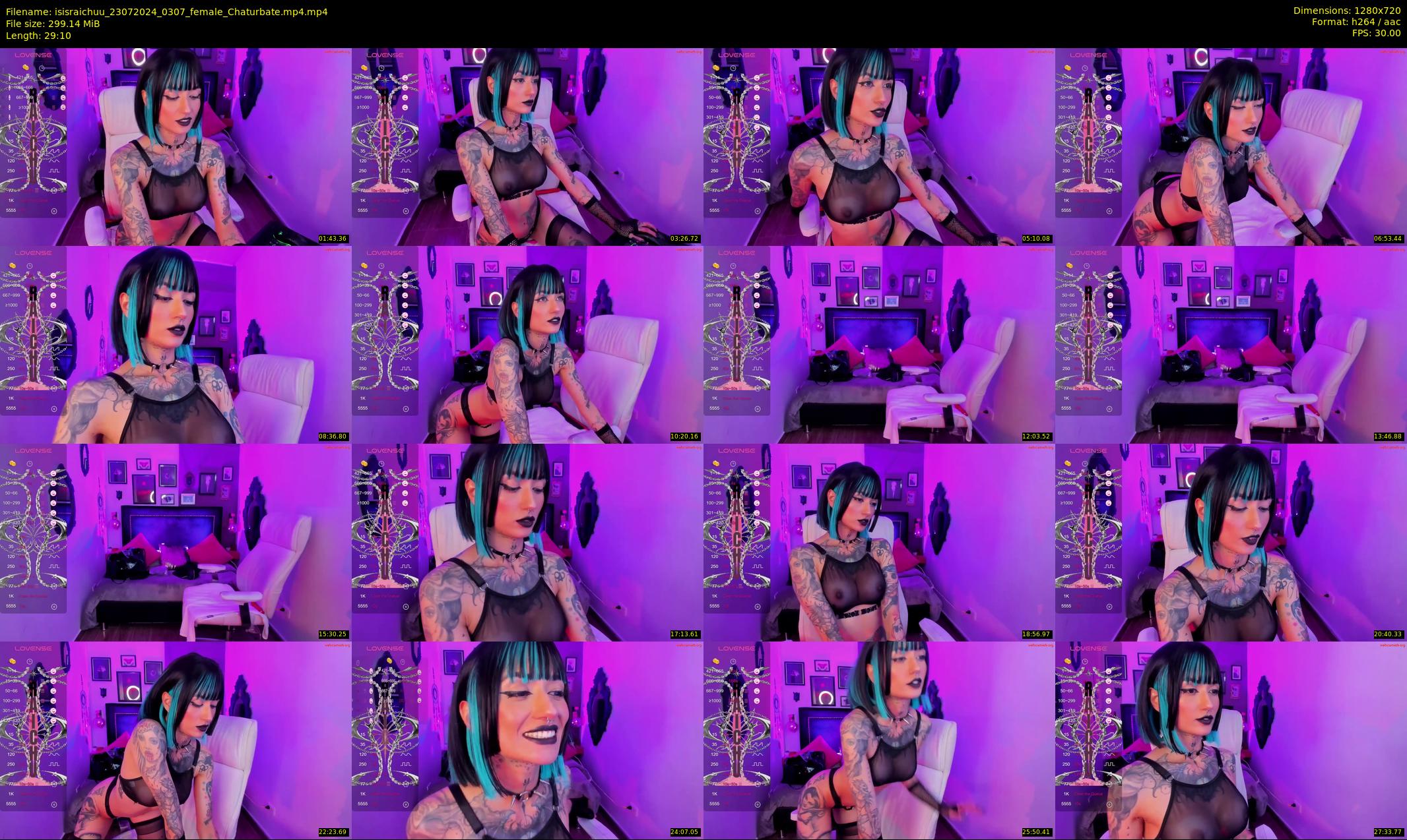 isisraichuu — 30 minute Chaturbate female cam show recording, 720p, Jul 23, 2024