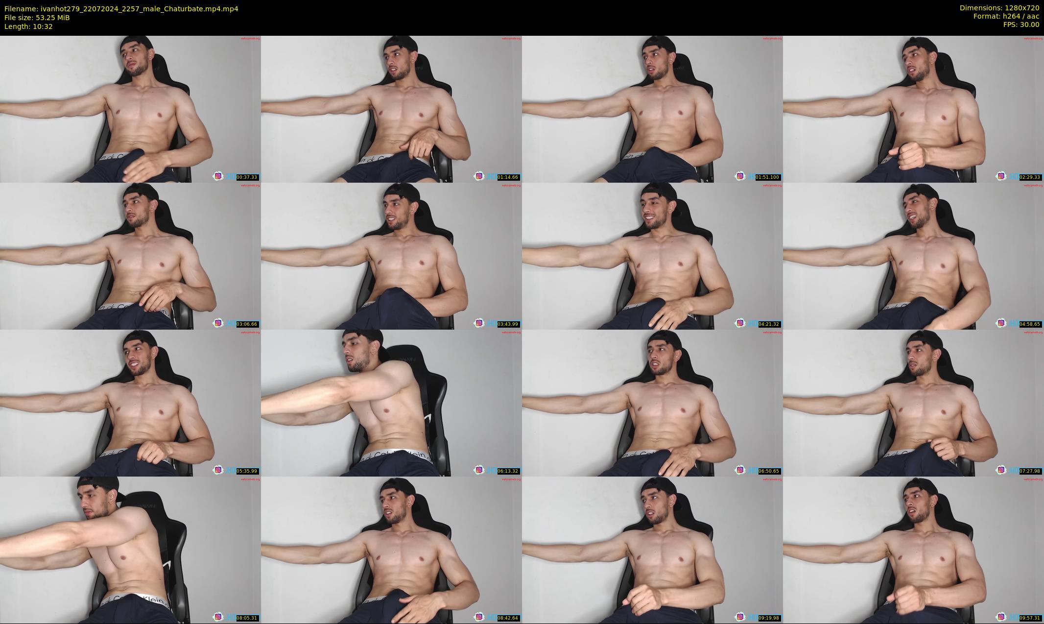 ivanhot279 — 11 minute Chaturbate male cam show recording, 720p, Jul 22, 2024