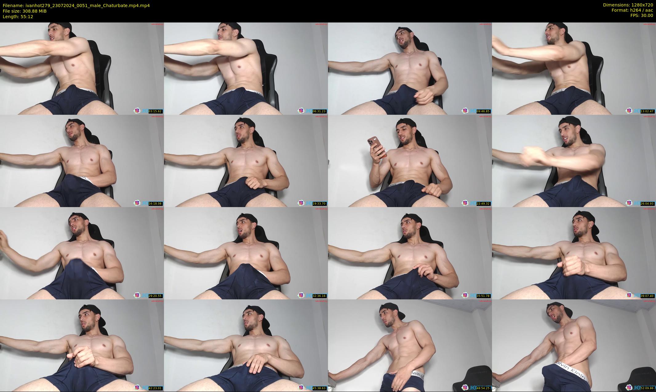 ivanhot279 — 56 minute Chaturbate male cam show recording, 720p, Jul 23, 2024
