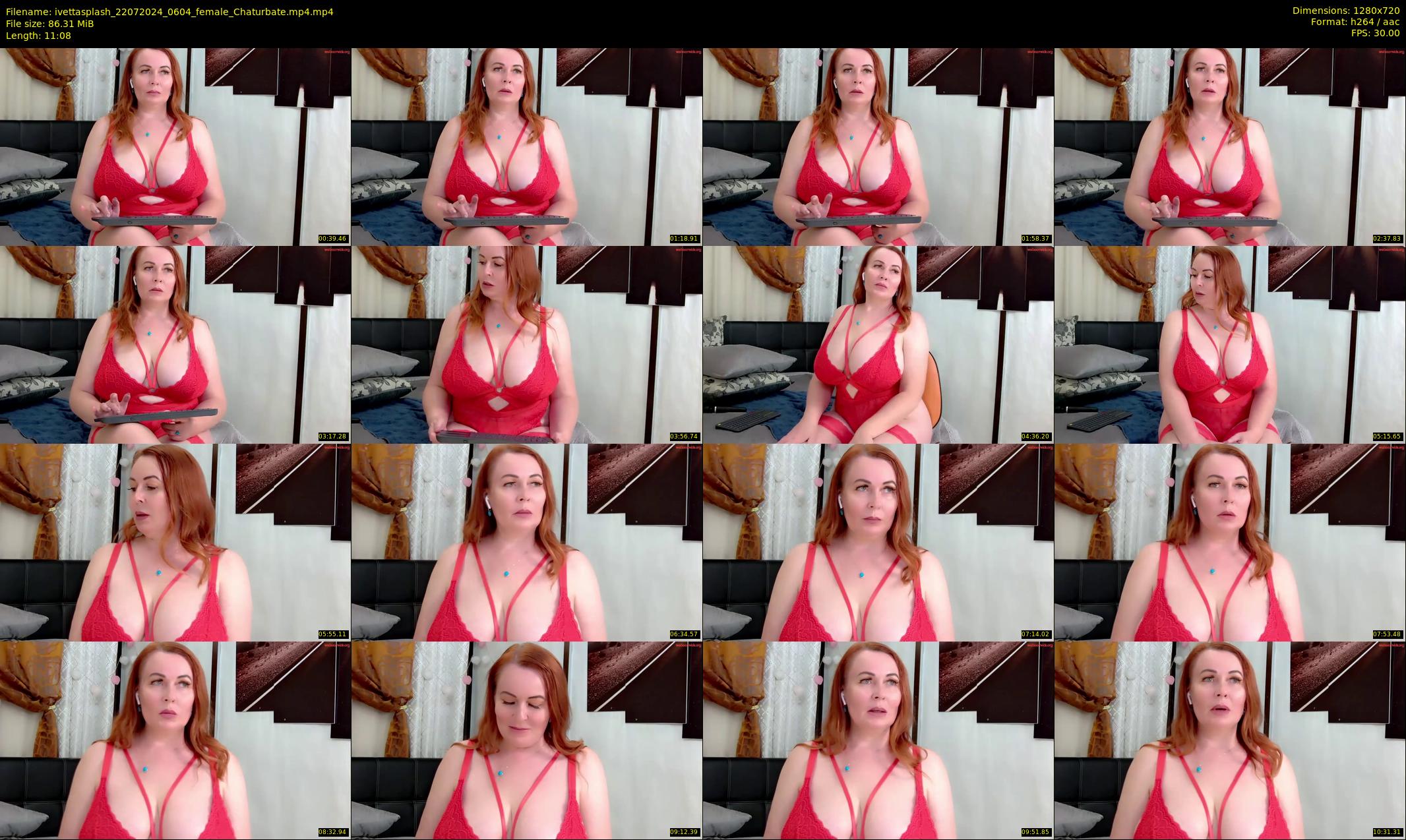 ivettasplash — 12 minute Chaturbate female cam show recording, 720p, Jul 22, 2024