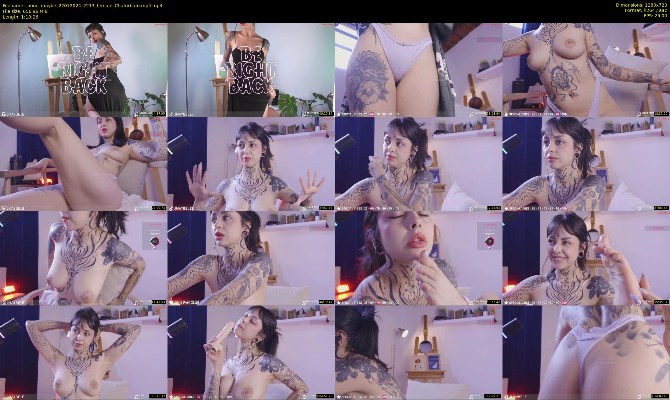 janne_maybe — 79 minute Chaturbate female cam show recording, 720p, Jul 22, 2024