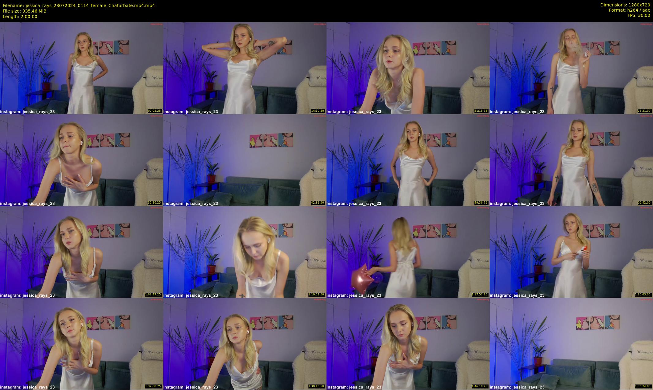 jessica_rays — 120 minute Chaturbate couple cam show recording, 720p, Jul 23, 2024