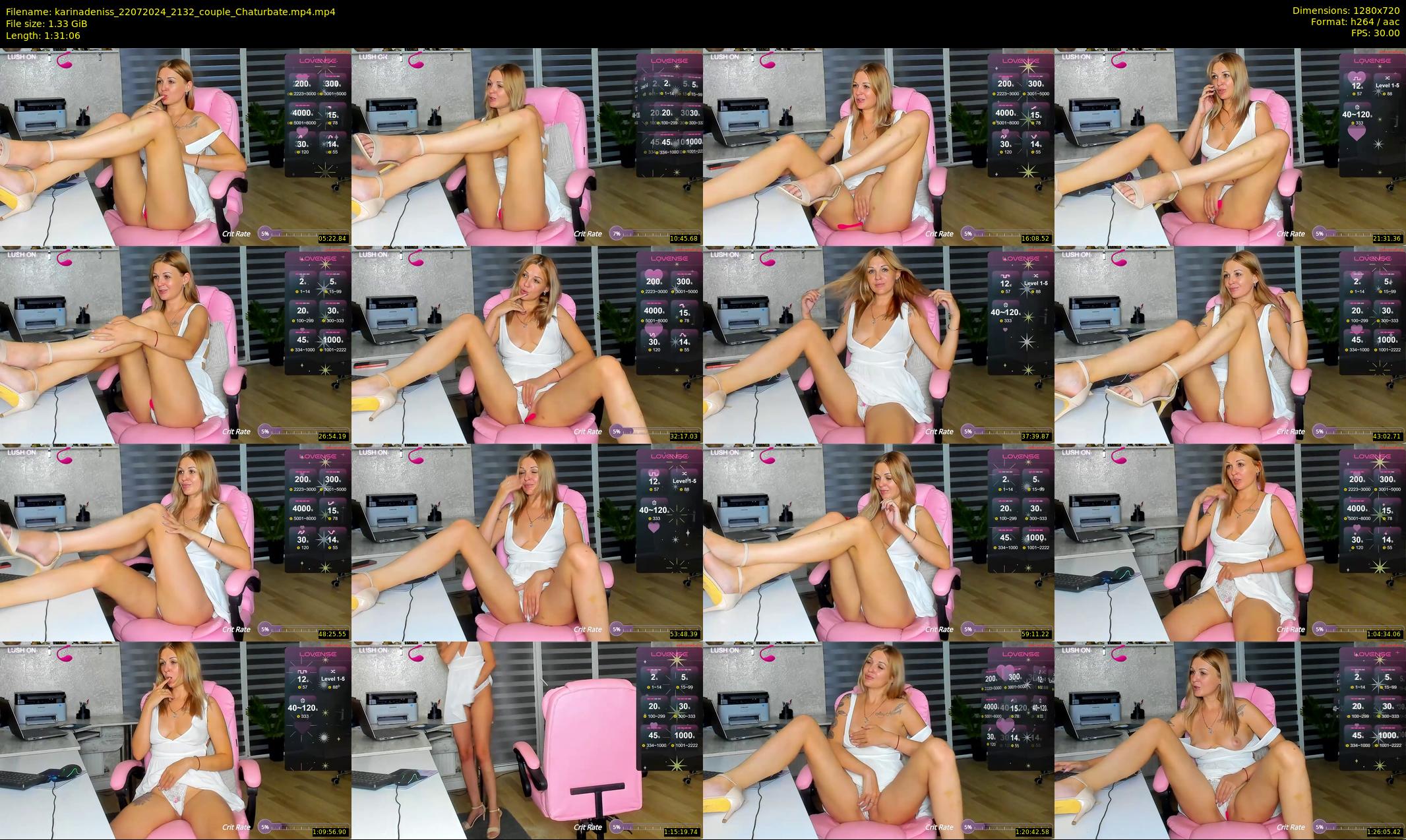 karinadeniss — 92 minute Chaturbate couple cam show recording, 720p, Jul 22, 2024