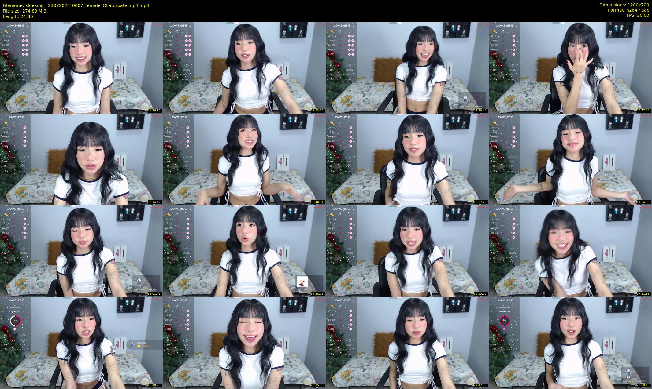 kloeking_ — 25 minute Chaturbate female cam show recording, 720p, Jul 23, 2024