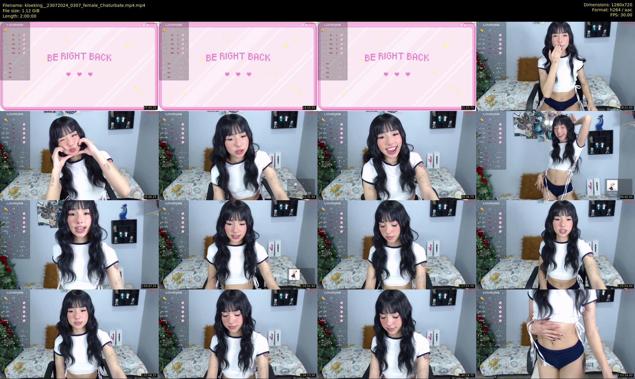 kloeking_ — 120 minute Chaturbate female cam show recording, 720p, Jul 23, 2024