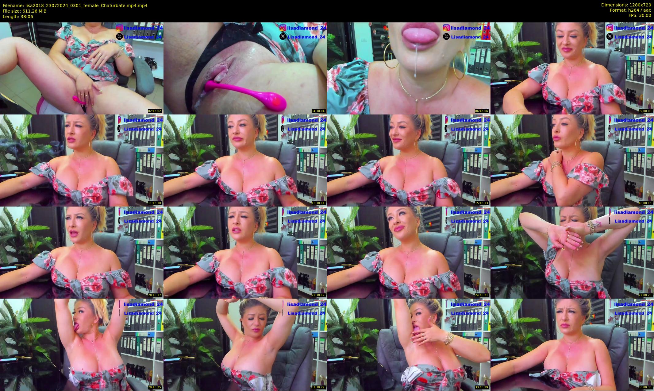 lisa2018 — 39 minute Chaturbate female cam show recording, 720p, Jul 23, 2024