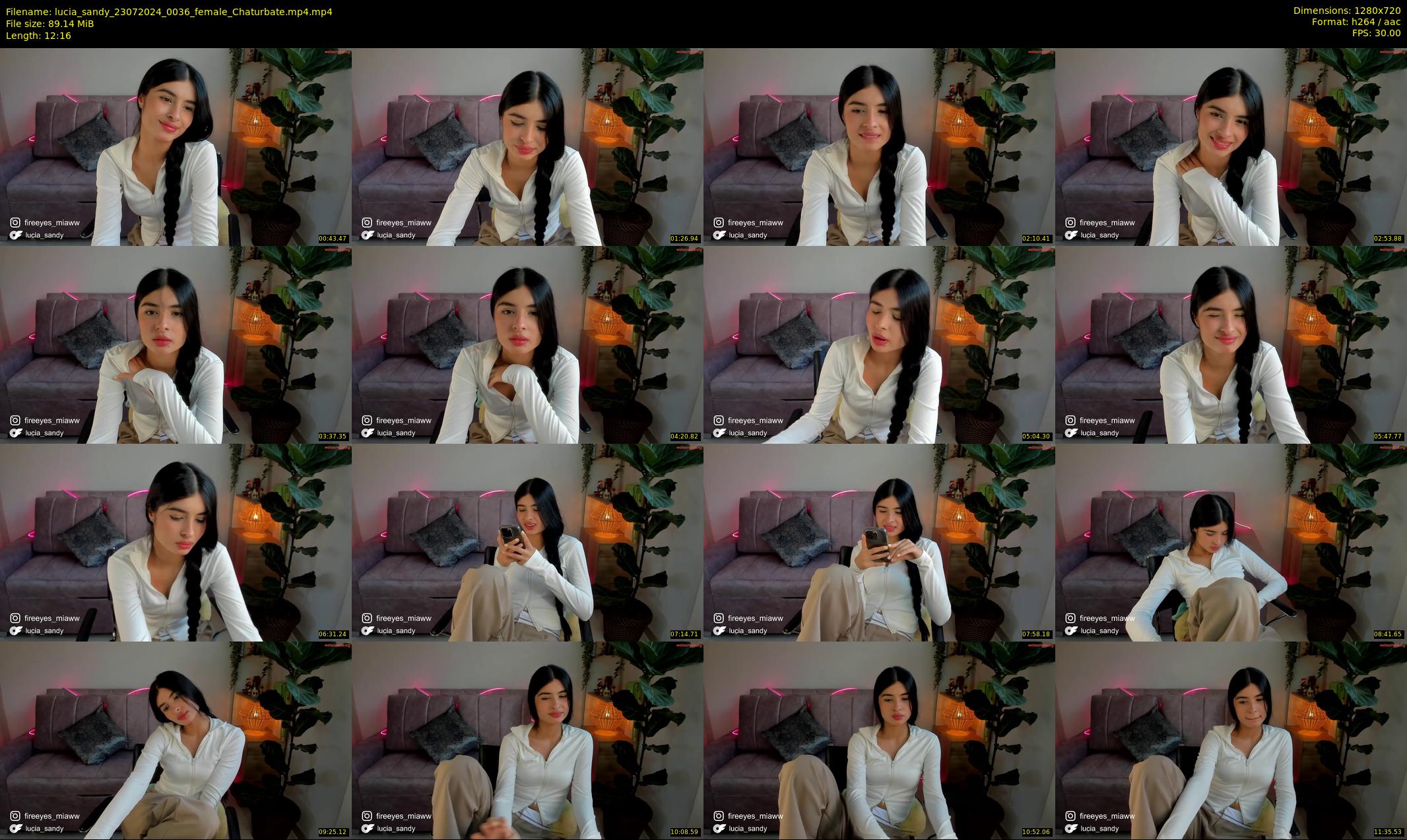lucia_sandy — 13 minute Chaturbate female cam show recording, 720p, Jul 23, 2024
