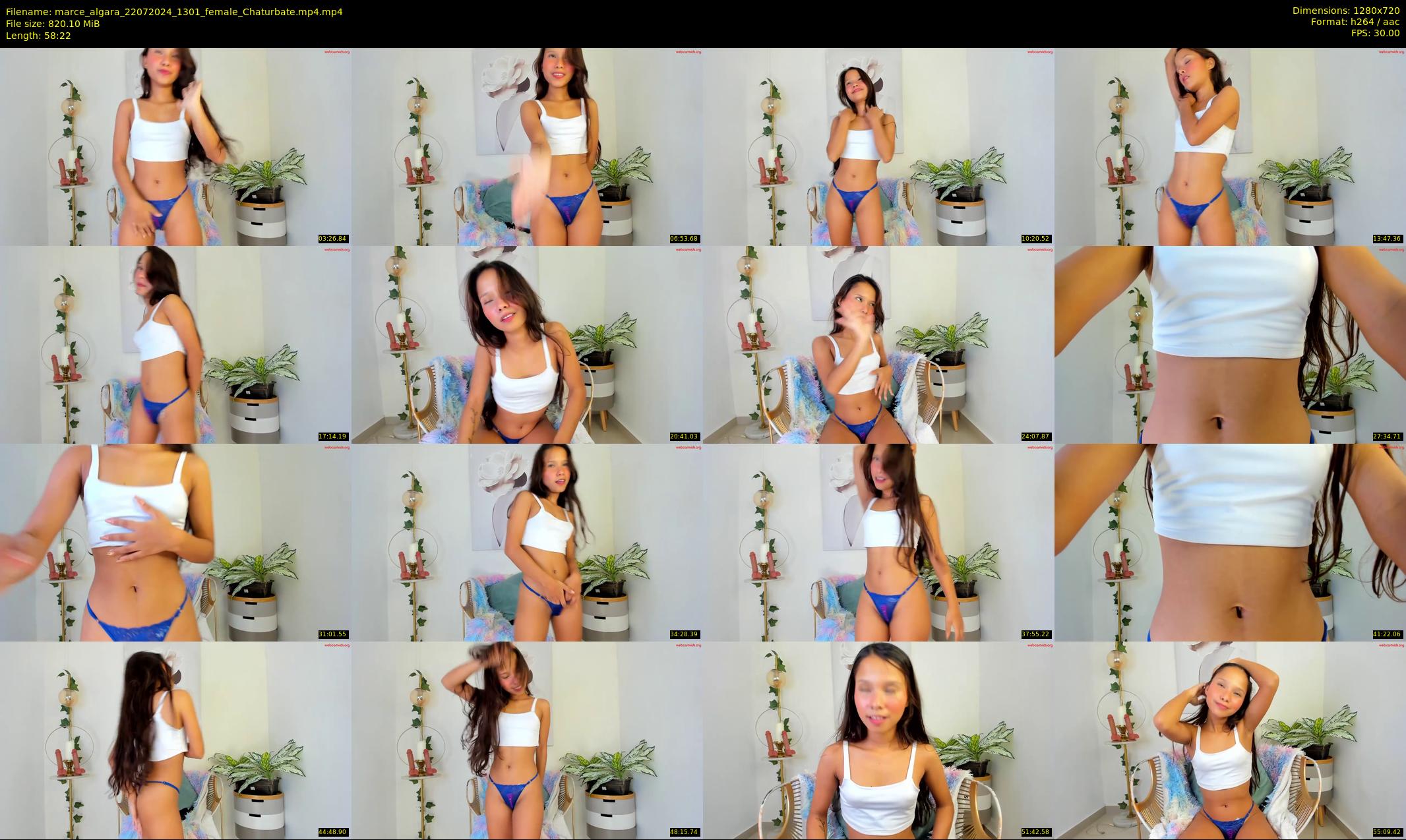 marce_algara — 59 minute Chaturbate female cam show recording, 720p, Jul 22, 2024