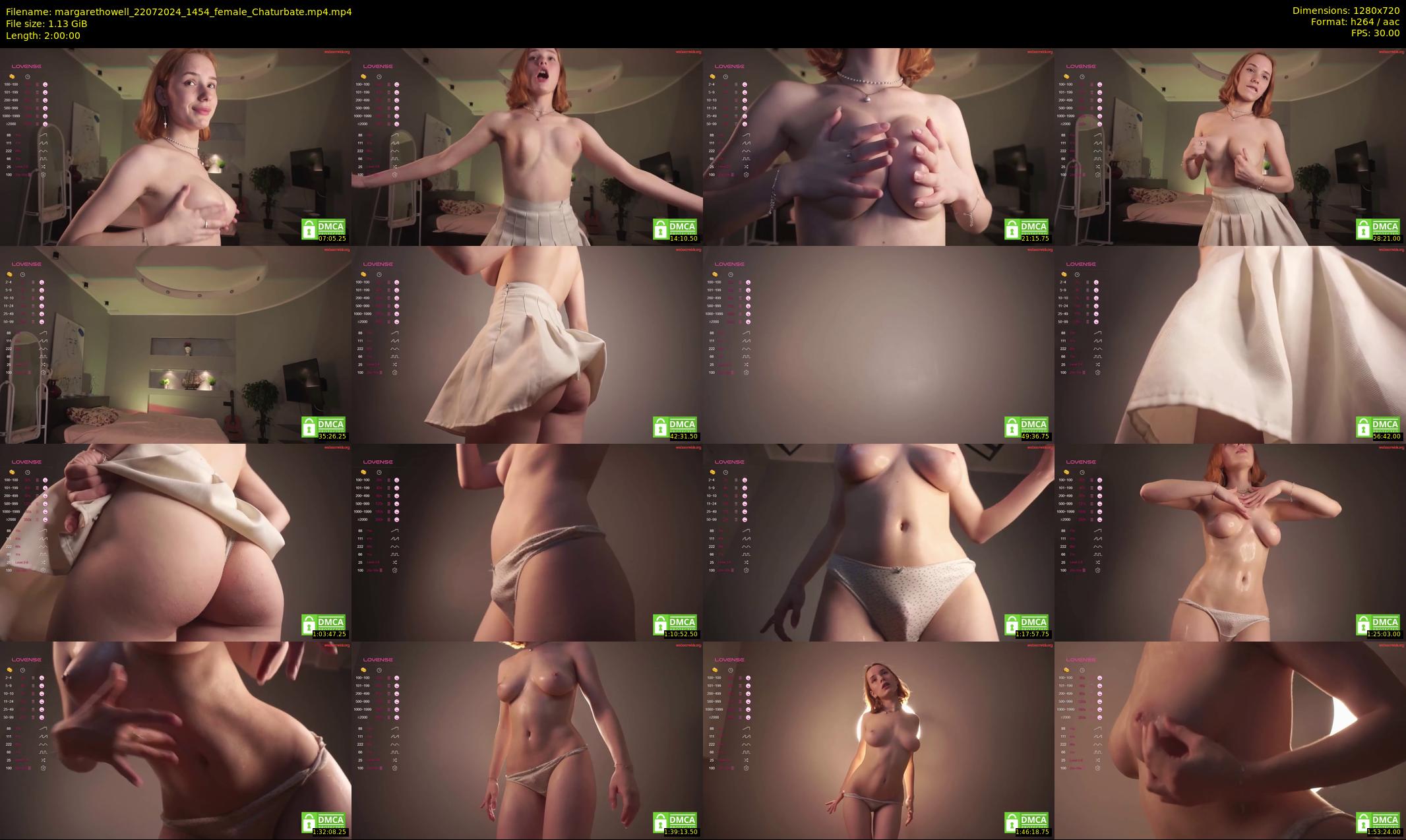margarethowell — 120 minute Chaturbate female cam show recording, 720p, Jul 22, 2024