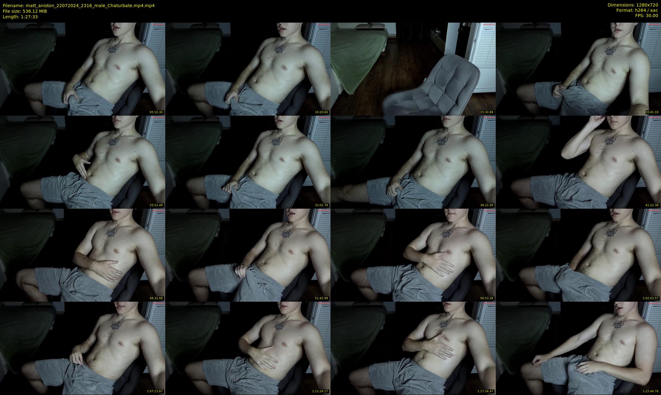 matt_aniston — 88 minute Chaturbate male cam show recording, 720p, Jul 22, 2024