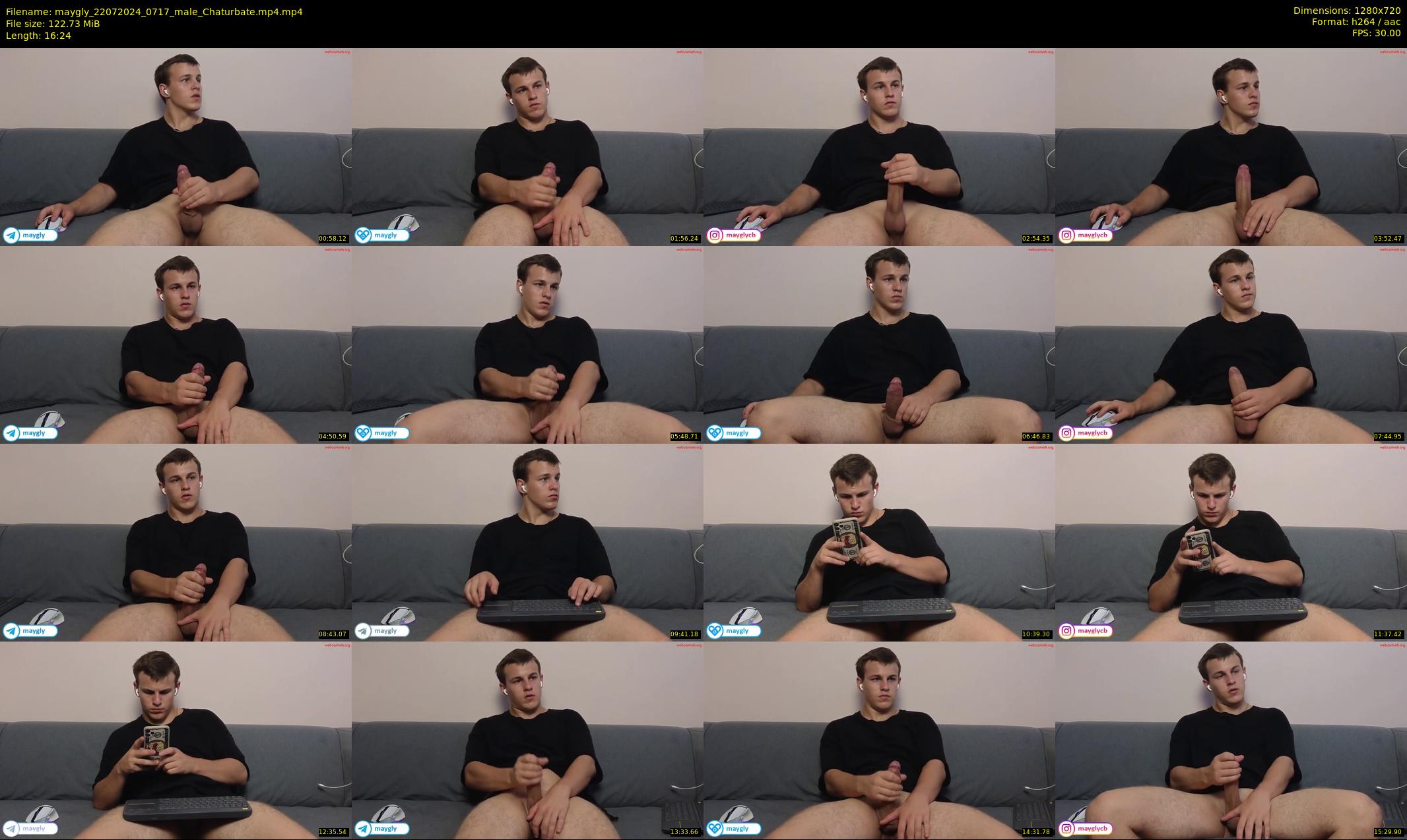 maygly — 17 minute Chaturbate male cam show recording, 720p, Jul 22, 2024