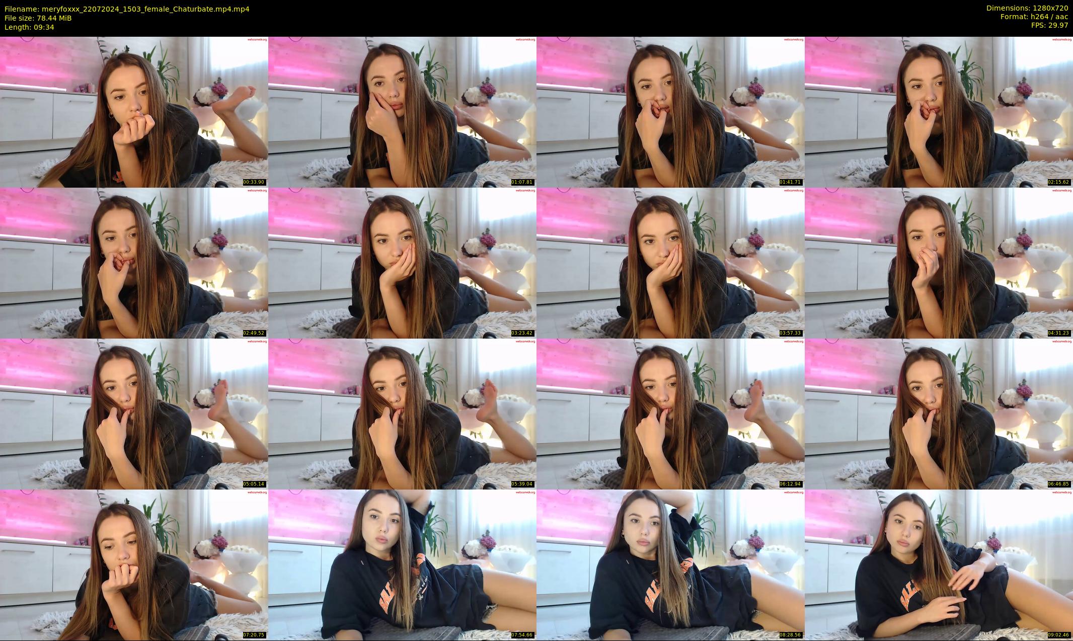 meryfoxxx — 10 minute Chaturbate female cam show recording, 720p, Jul 22, 2024