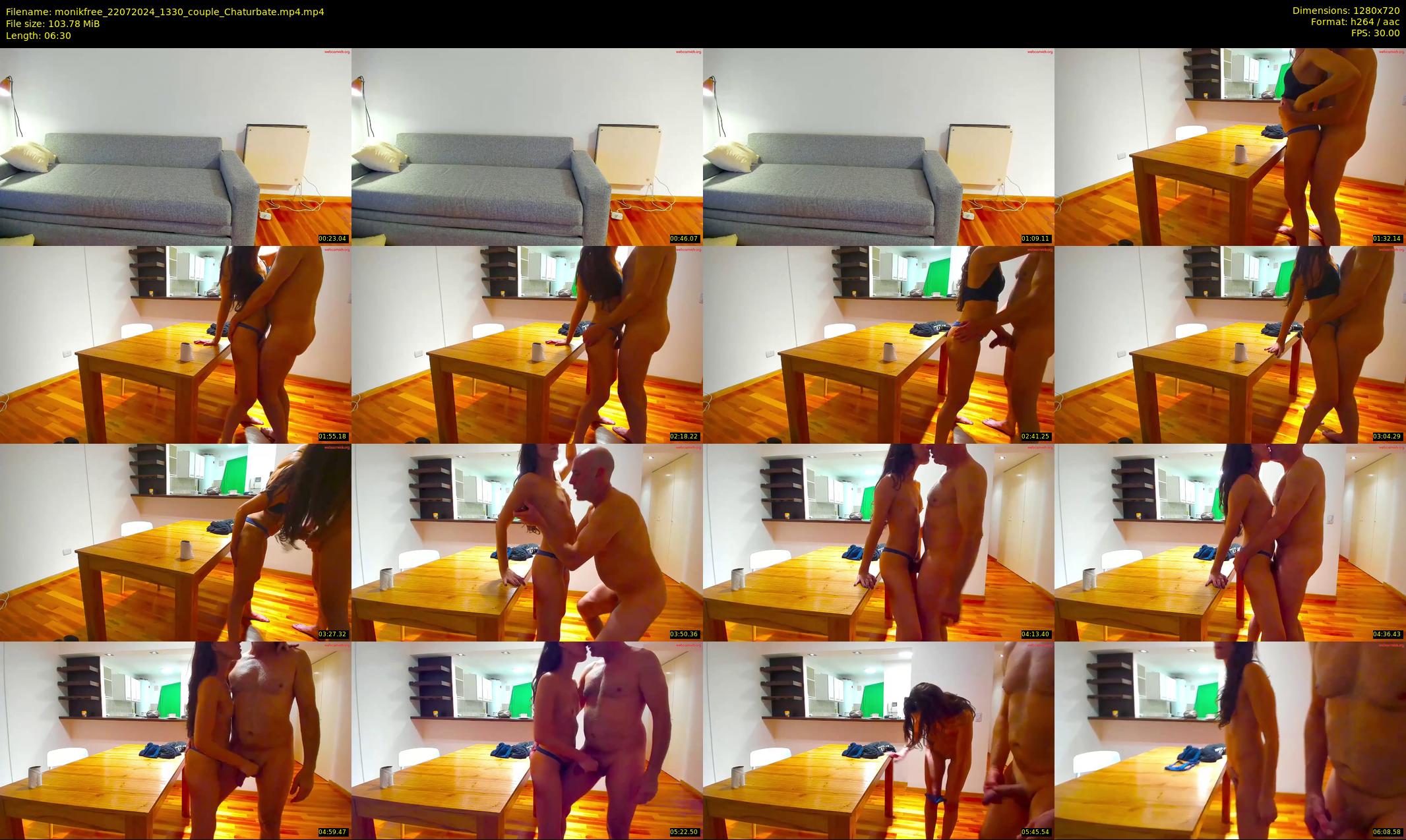 monikfree — 7 minute Chaturbate couple cam show recording, 720p, Jul 22, 2024