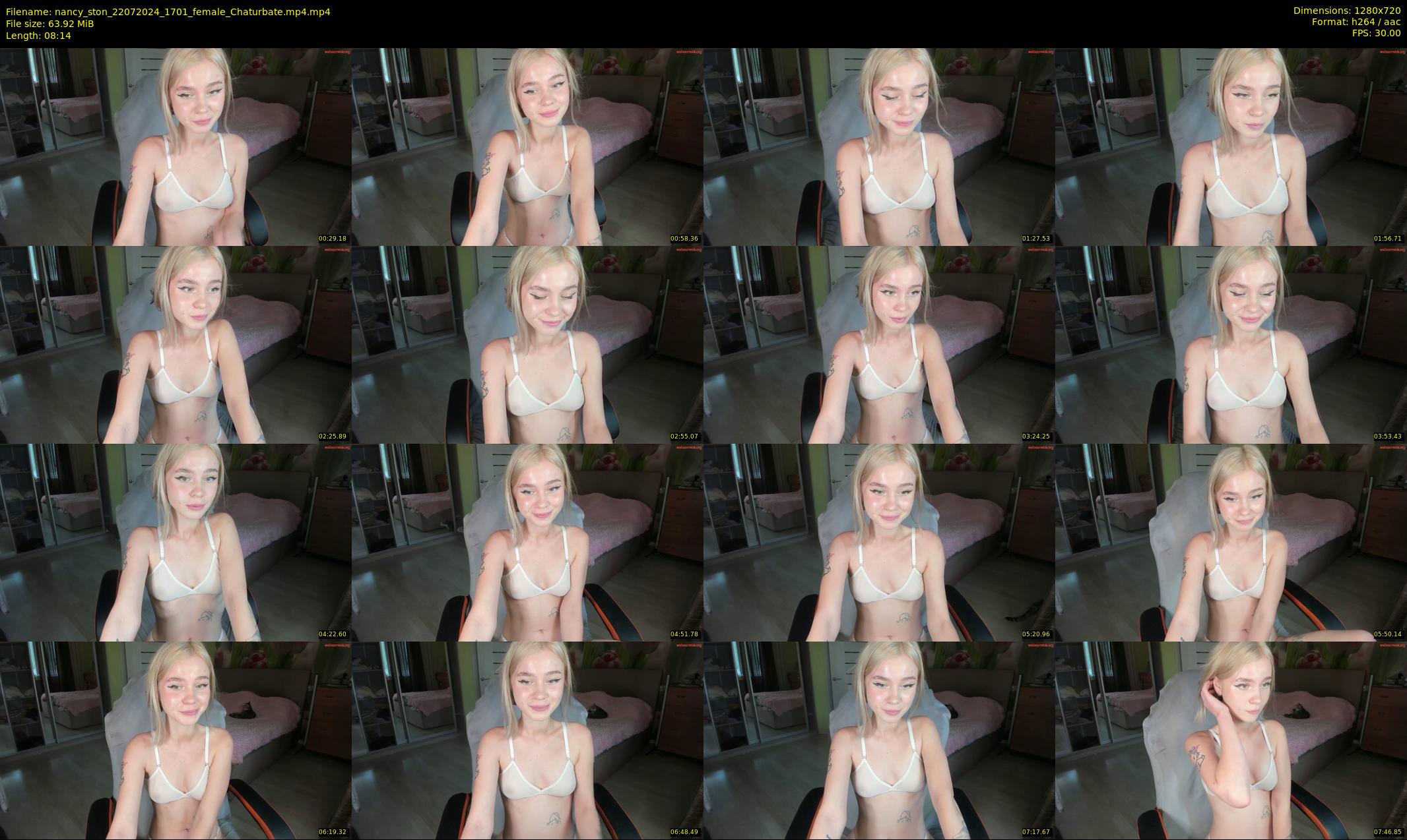 nancy_ston — 9 minute Chaturbate female cam show recording, 720p, Jul 22, 2024