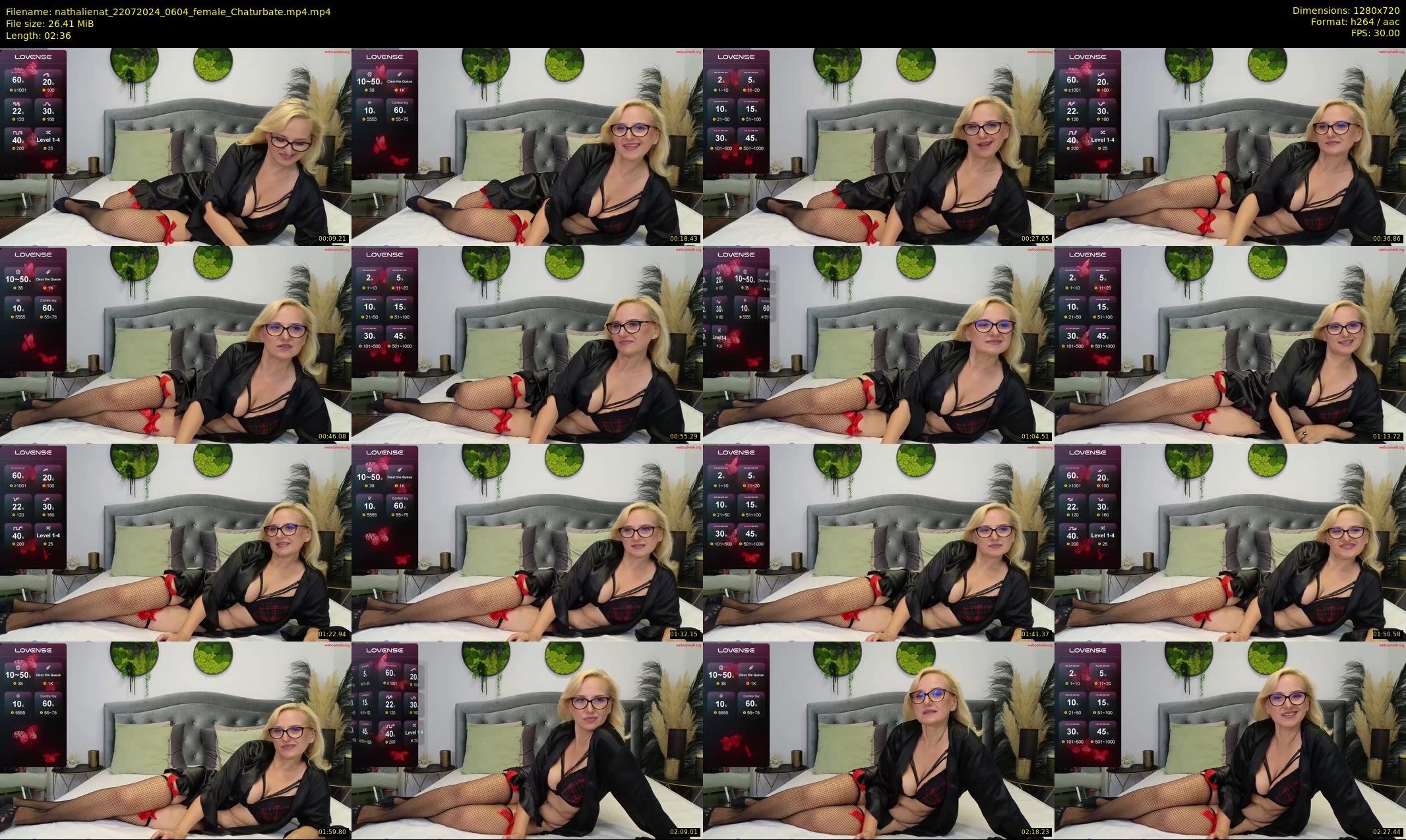nathalienat — 3 minute Chaturbate female cam show recording, 720p, Jul 22, 2024