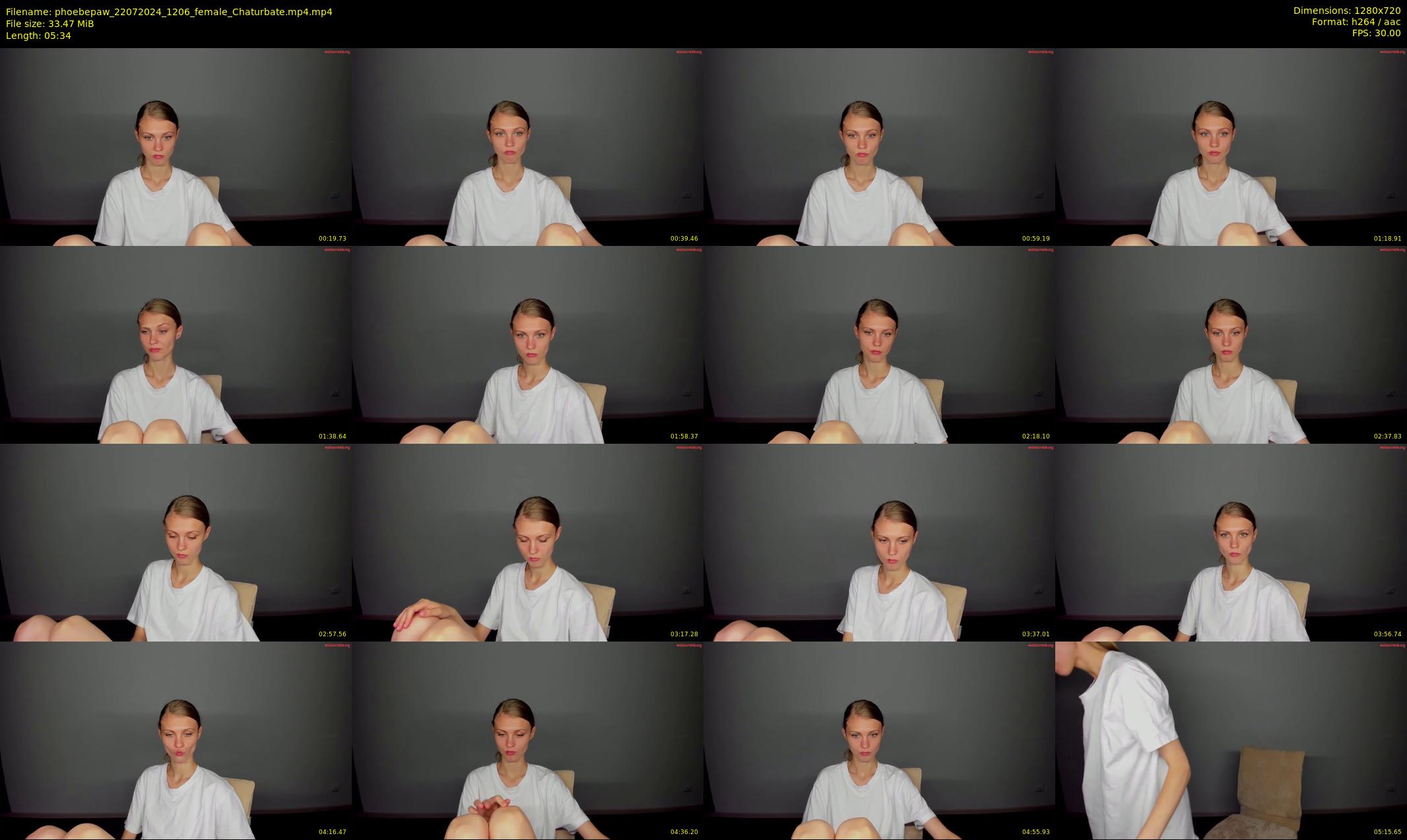 phoebepaw — 6 minute Chaturbate female cam show recording, 720p, Jul 22, 2024
